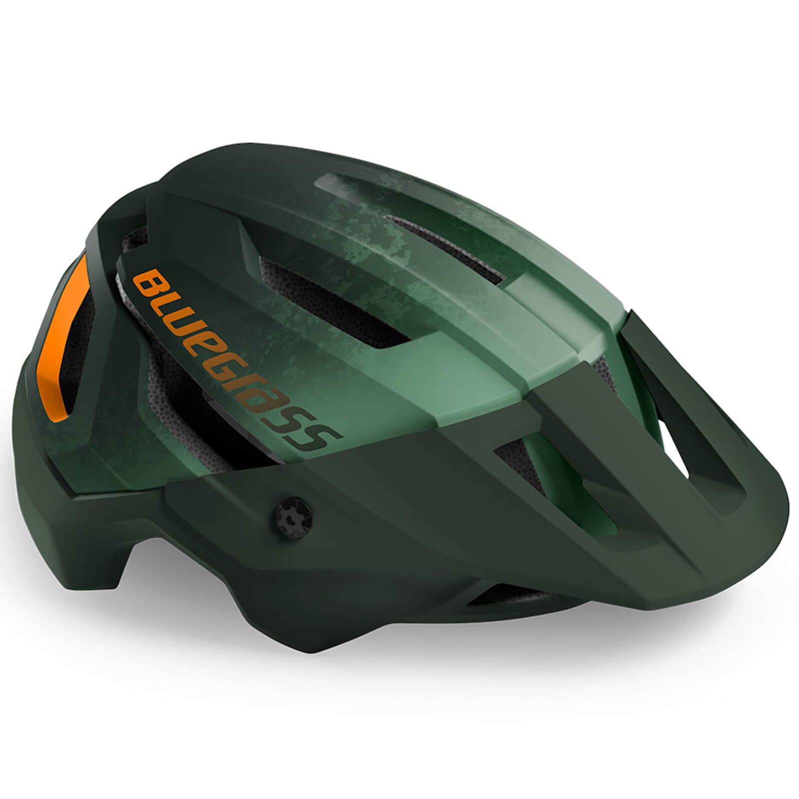 Blue Grass Rogue MTB Helmet - S/54-56cm - Rogue Green Orange Matt