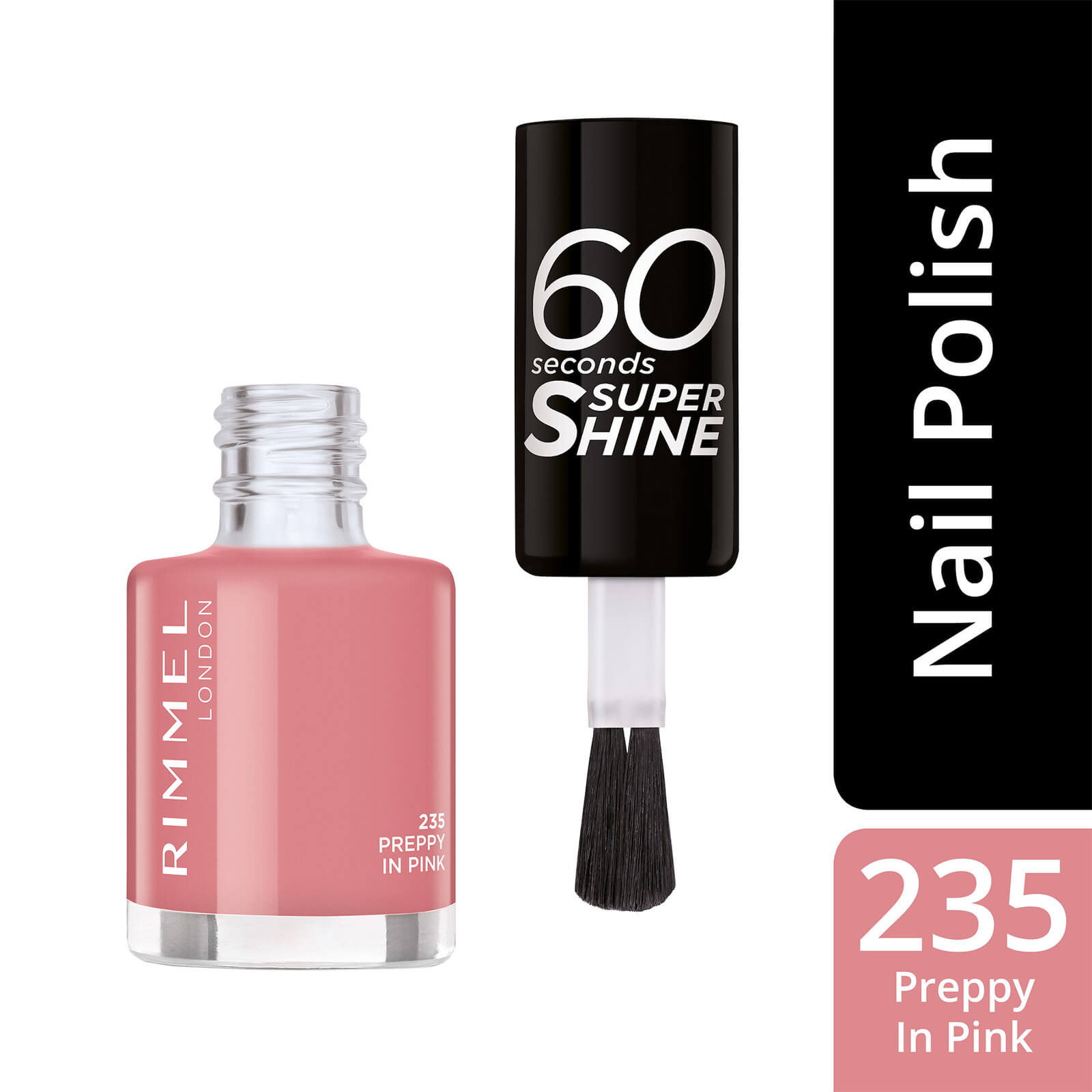 Thumbnail - Rimmel 60 Seconds Nagellack 8 ml (Verschiedene Farbtöne) - Preppy in Pink