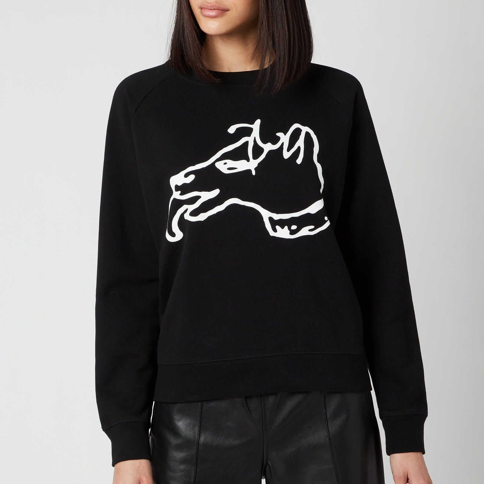 Bella Freud Women's Big Dog Sweatshirt - Black - S