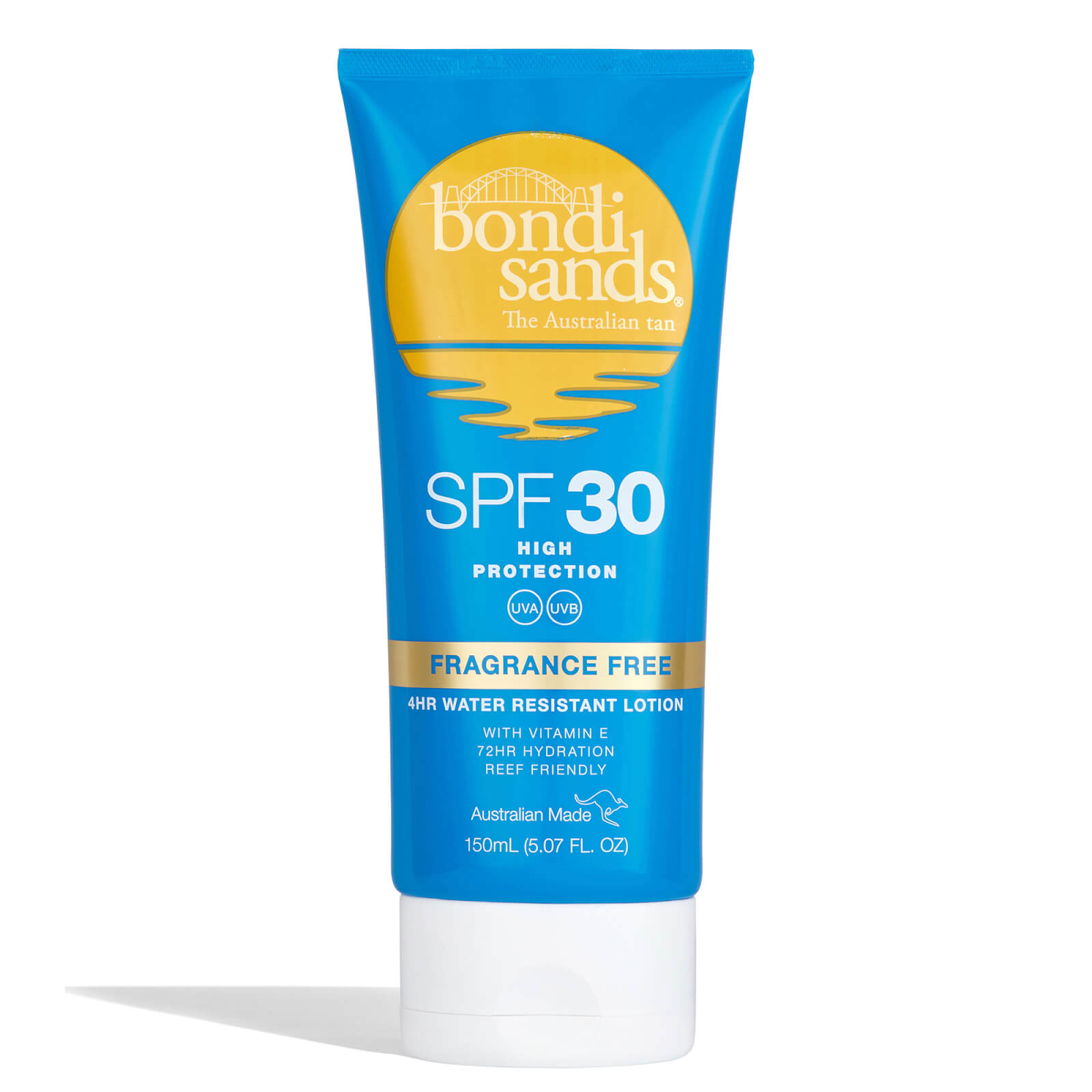 Image of Bondi Sands Fragrance Free Suncreen Lotion SPF 30 150ml