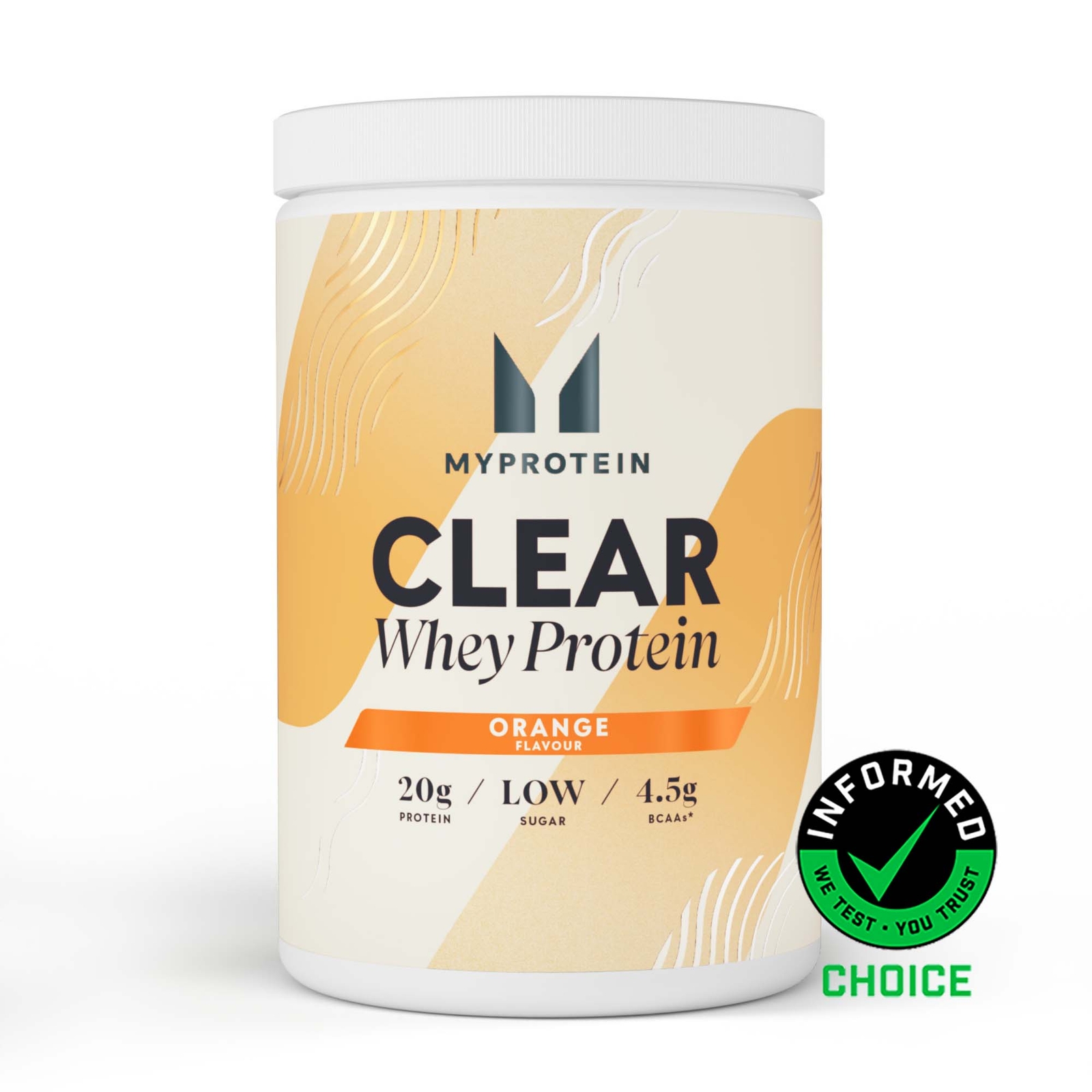 Myprotein UK MyProtein Clear Whey Protein Powder - 500g - 20servings - Orange