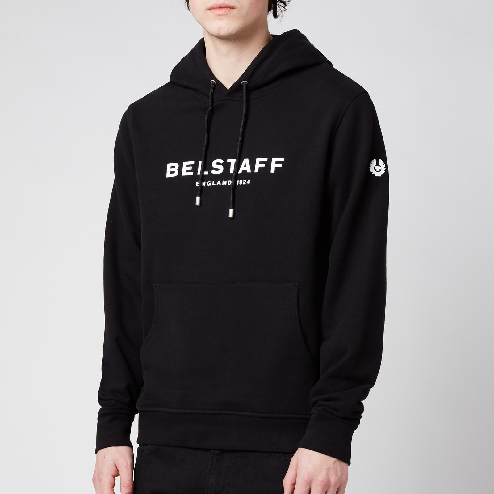 Belstaff Men's 1924 Pullover Hoodie - Black/White - S