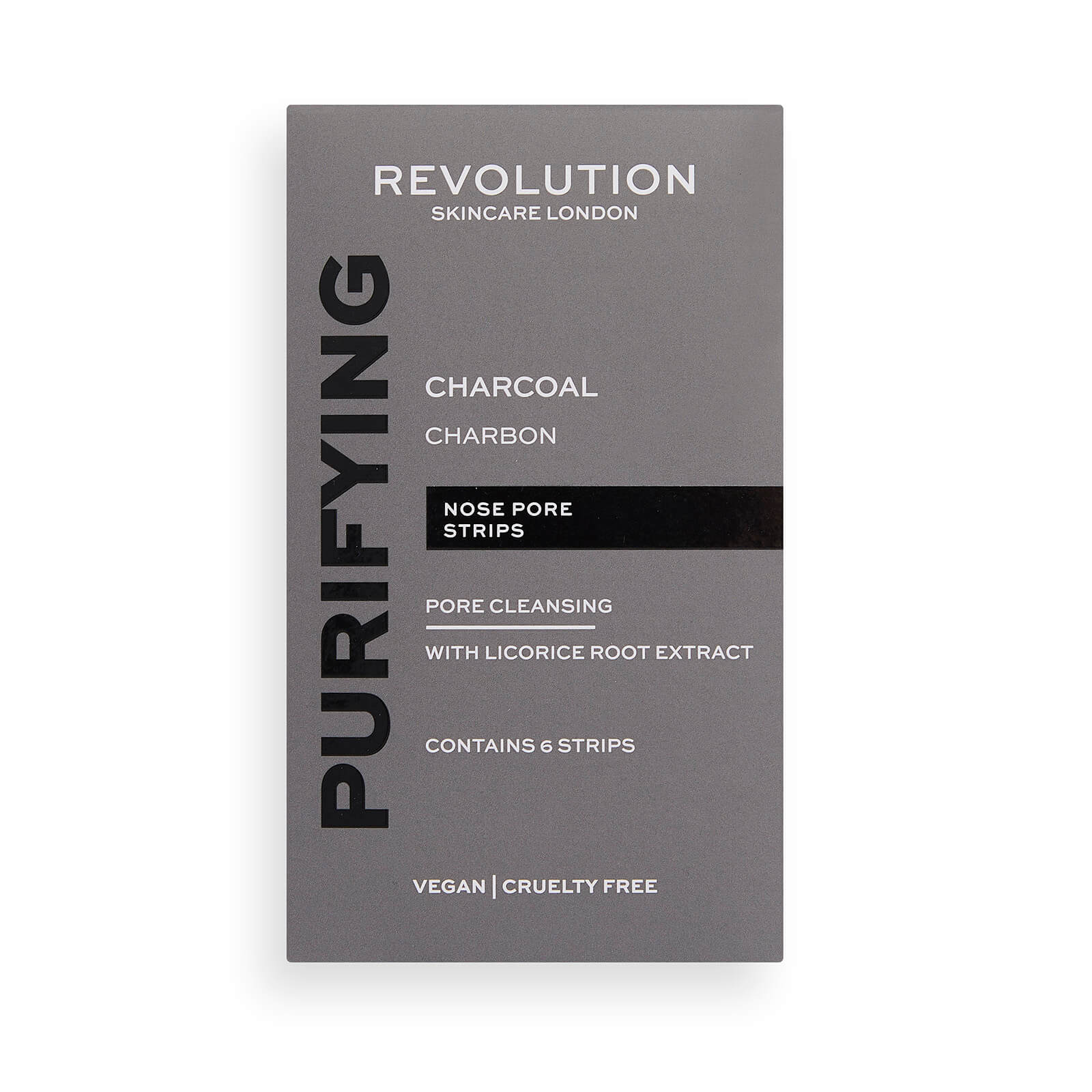 Revolution Beauty Pore Cleansing Charcoal Nose Strips 6g
