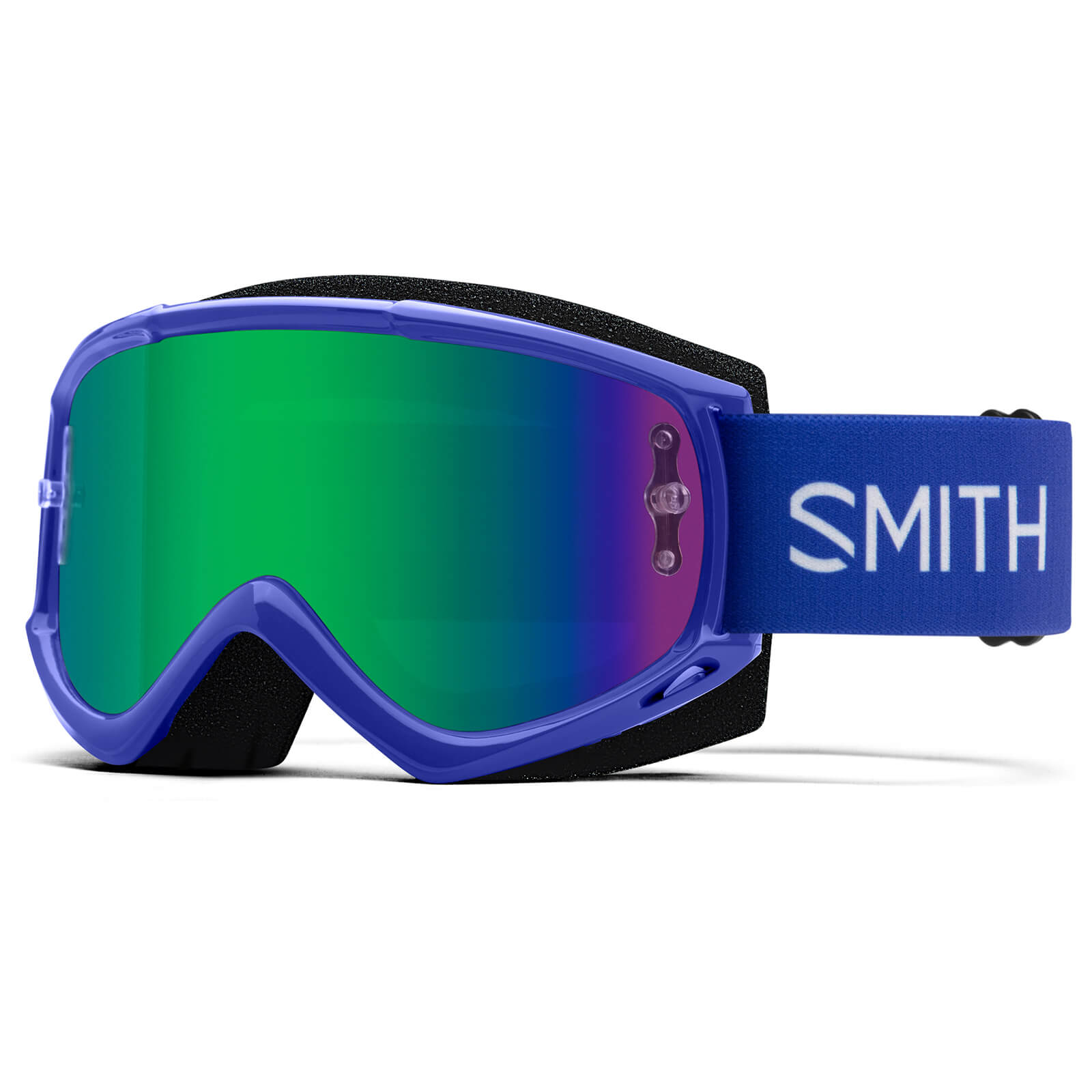 Smith Fuel V1 MTB Goggles - Green Mirror Lens - Klein Blue