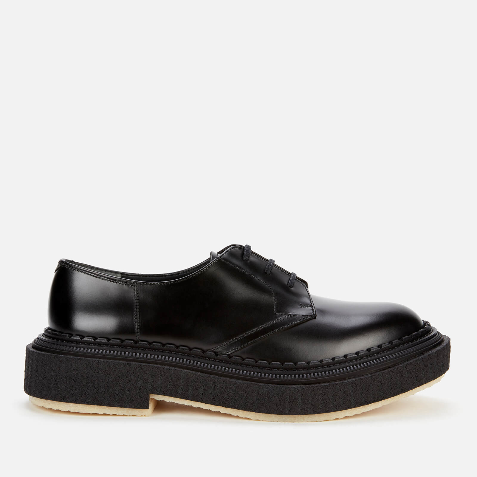 Adieu Men's Type 135 Leather Derby Shoes - Black - UK 8