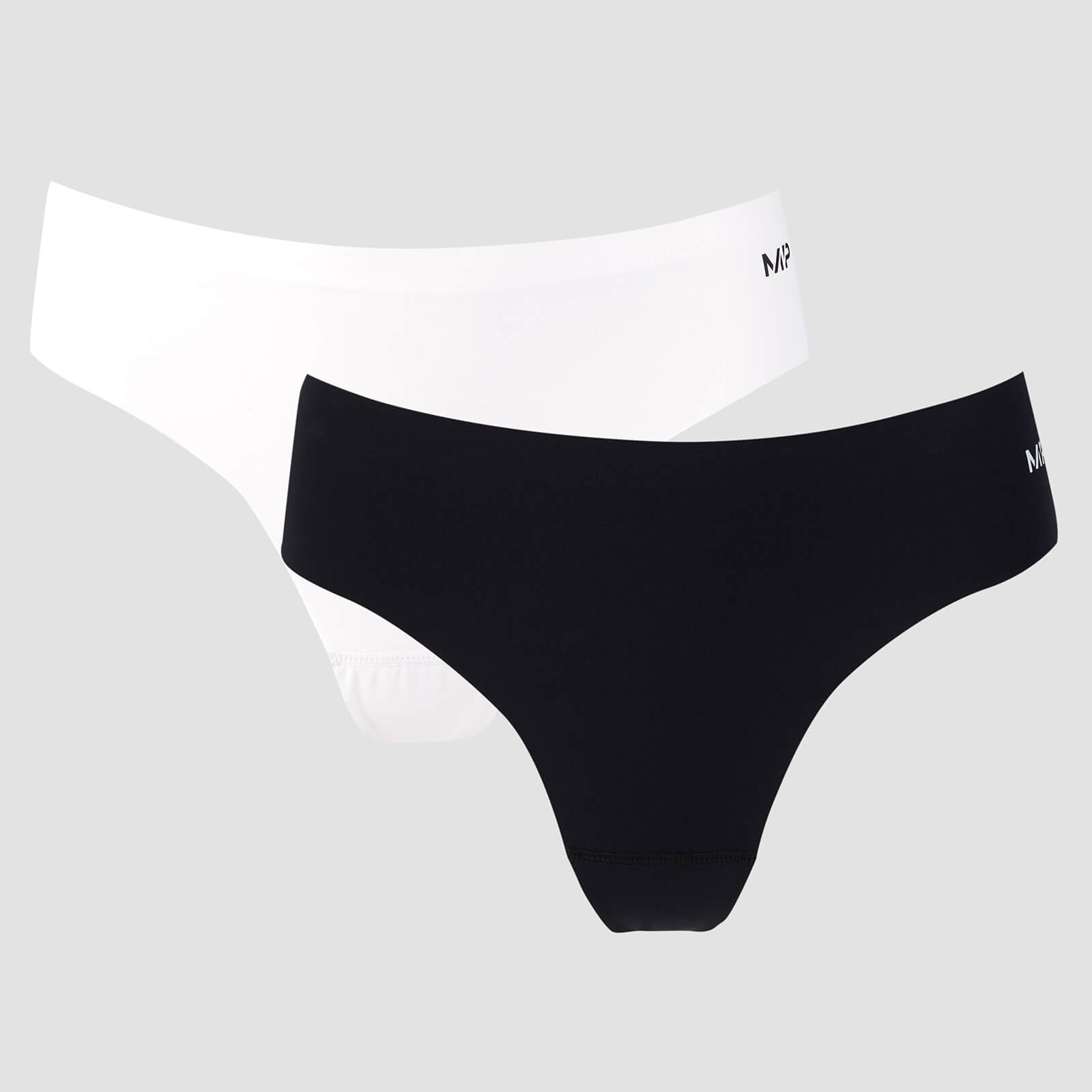 

MP Women's No VPL Thong (2 Pack) - Black/White - S