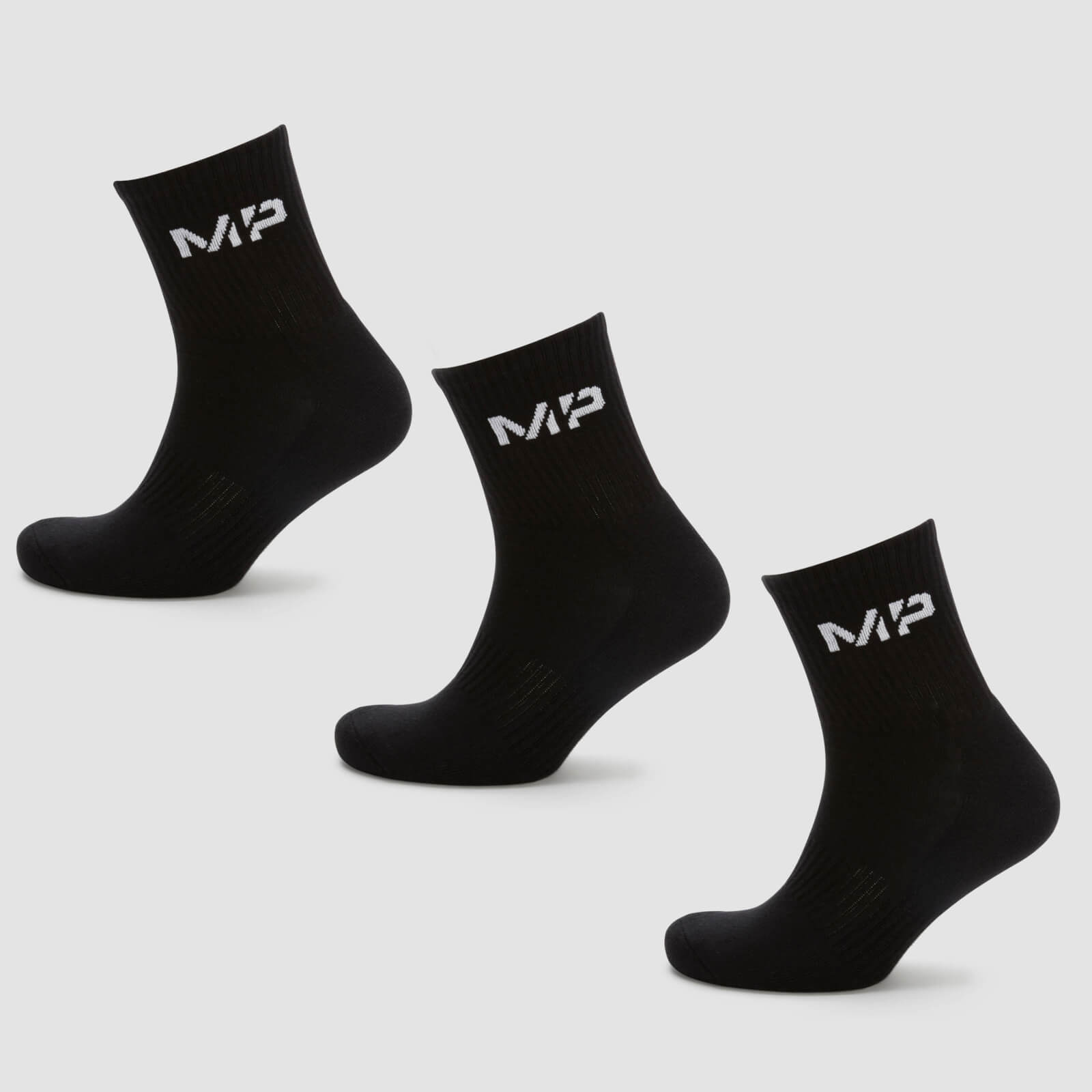 

MP Women's Crew Socks - Black (3 Pack) - UK 7-9