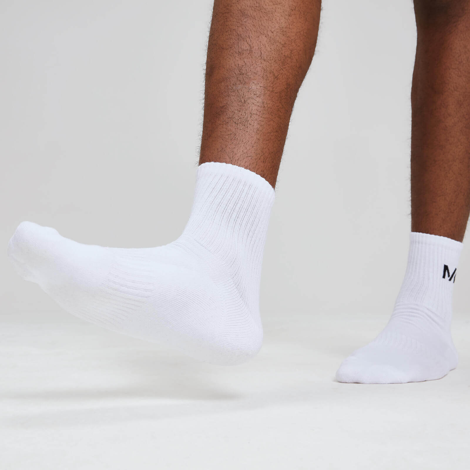 MP Men's Essentials Crew Socks (1 Pack) - White - UK 6-8