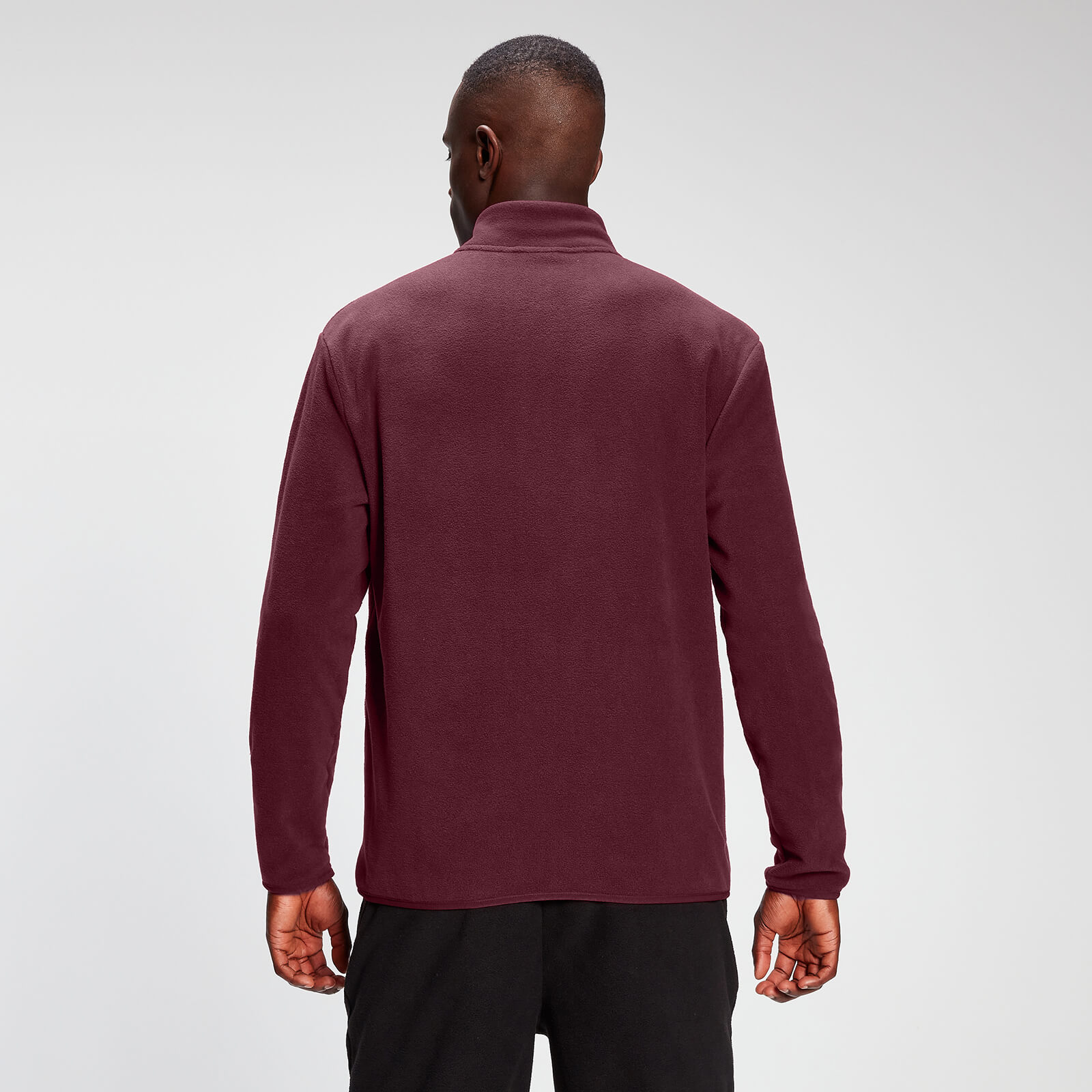 5060746499839 - Rest Day Fleeceoberteil mit Reißverschluss für Herren - Merlot - XXL 5060746499839 - Rest Day Fleeceoberteil mit Reißverschluss für Herren - Merlot - XXL