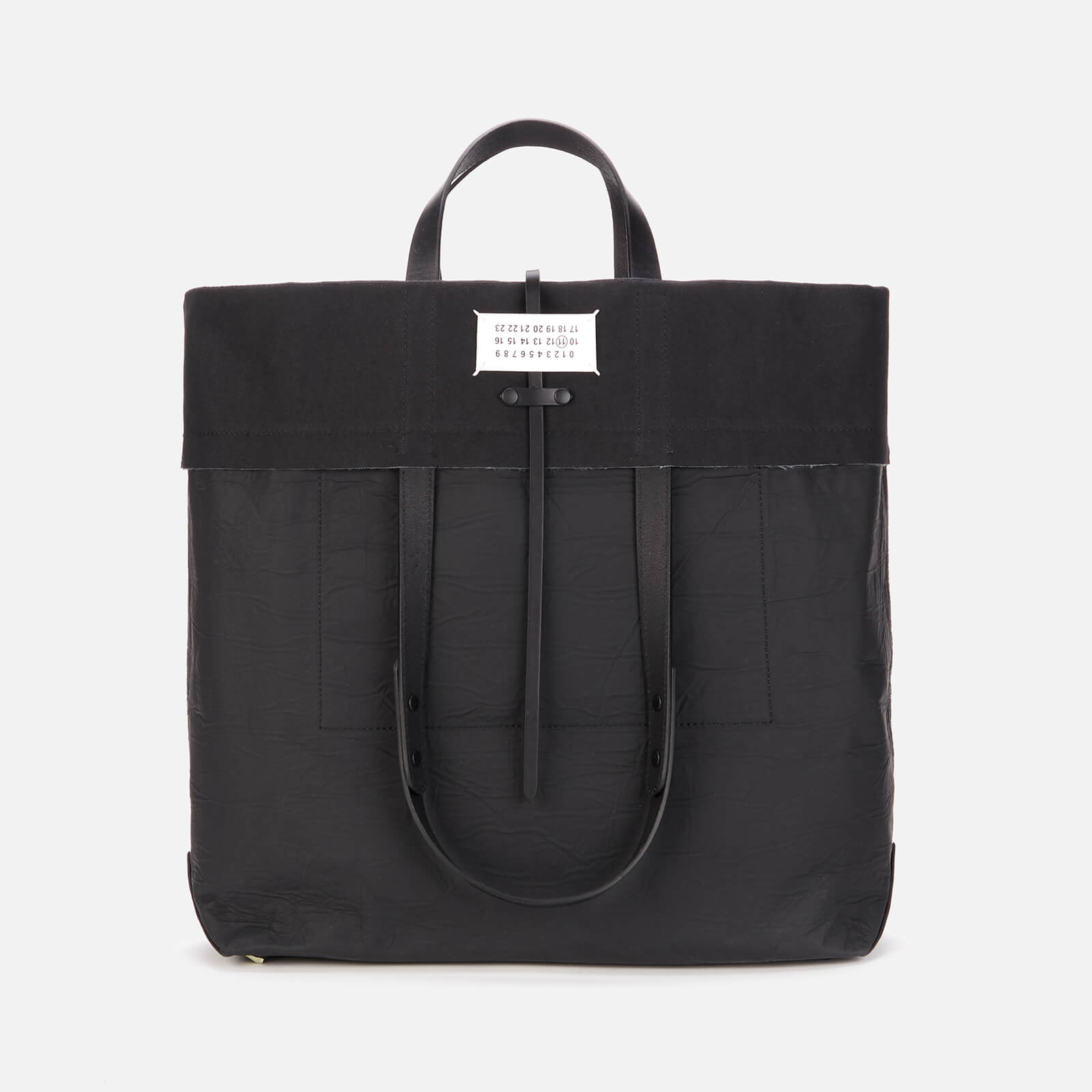 Maison Margiela Men's Wrinkled Shopping Bag - Black