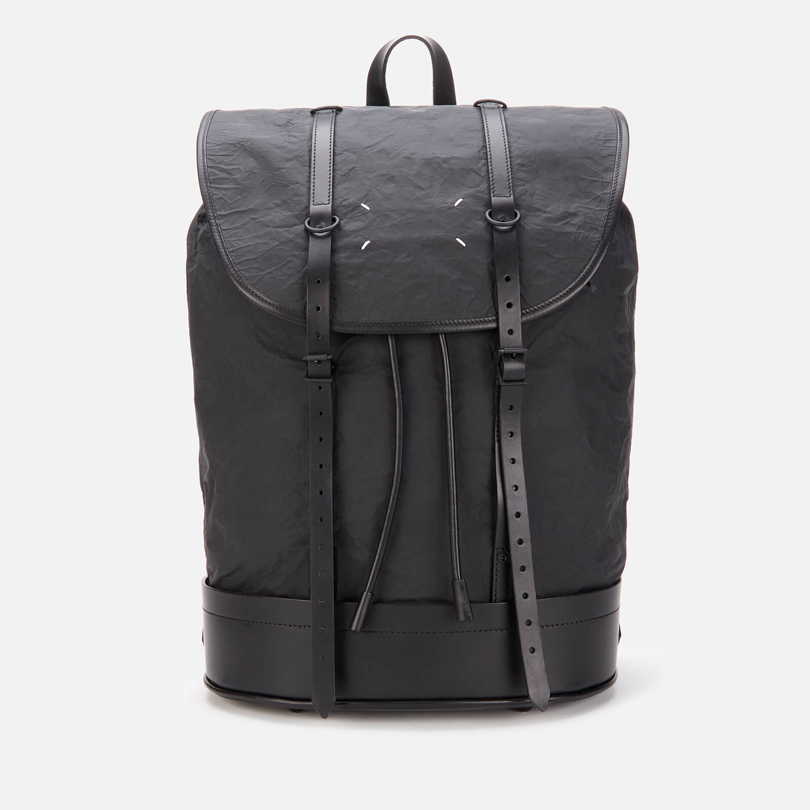 Maison Margiela Men's Wrinkled Backpack - Black