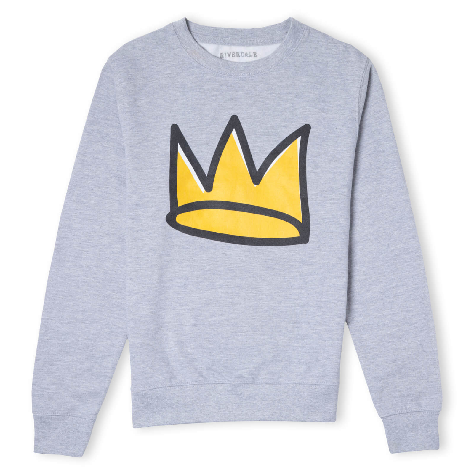 Riverdale Jughead Crown Unisex Sweatshirt - Grey - M
