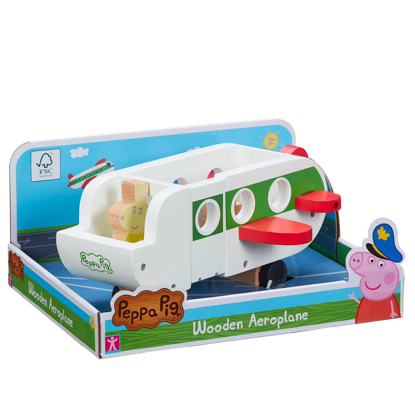 Peppa Pig - Wooden Aeroplane Toy