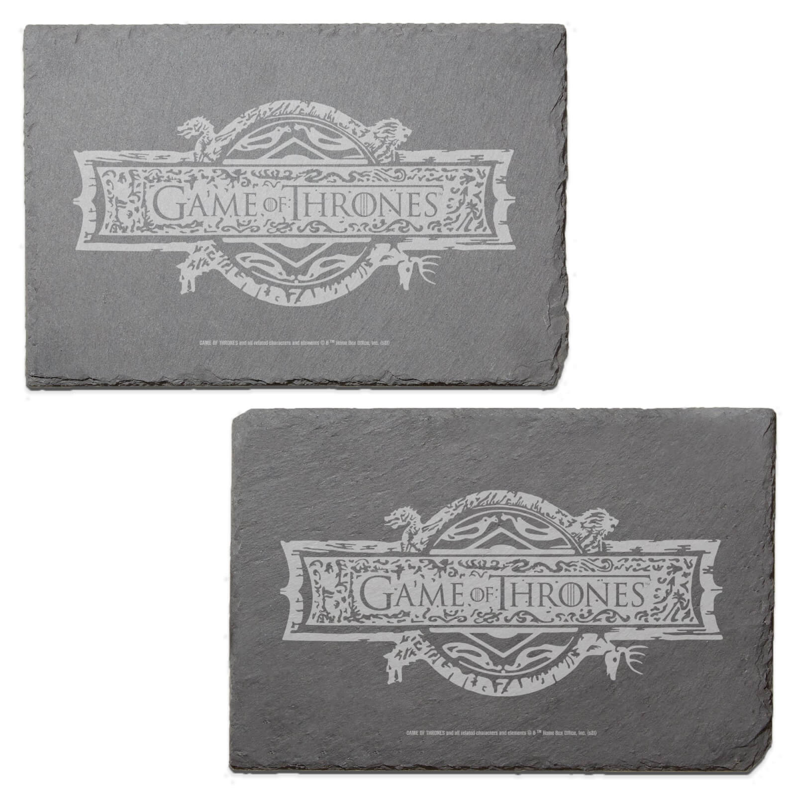 

Game Of Thrones Sets de table en ardoise gravés - Set de 2