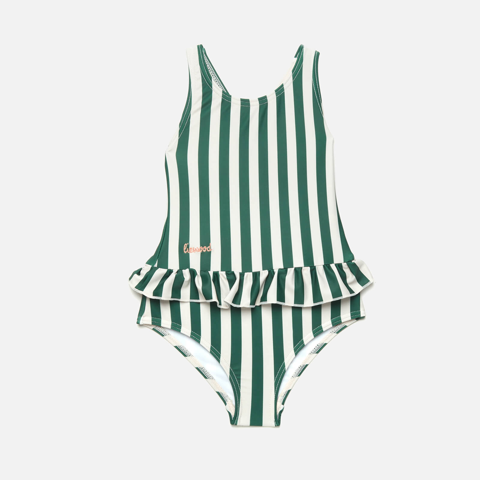 Liewood Girls' Amara Swimsuit - Garden Green/Sandy - 3-9 Months