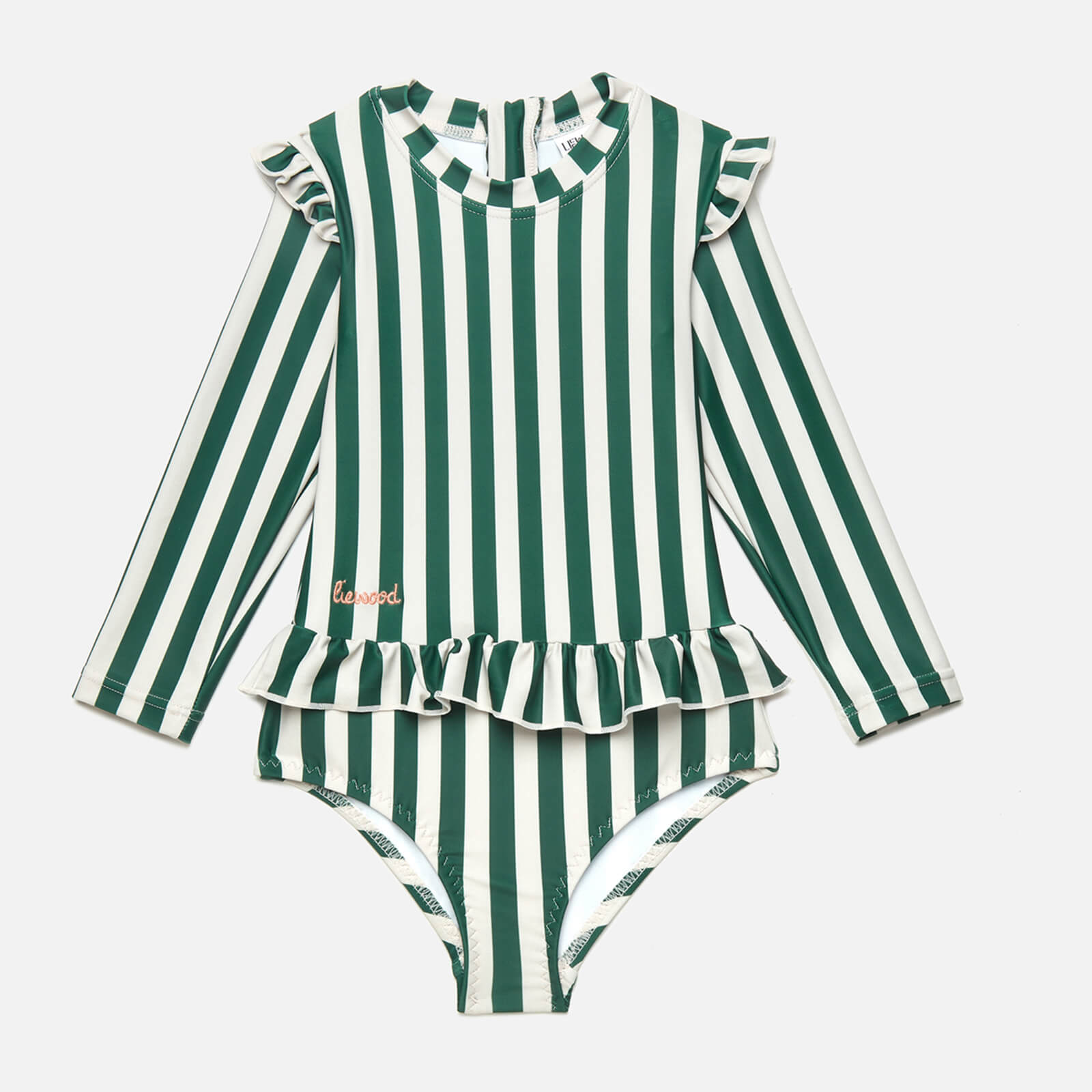 Liewood Girls' Sille Swim Jumpsuit - Garden Green/Sandy - 1-1.5 Years