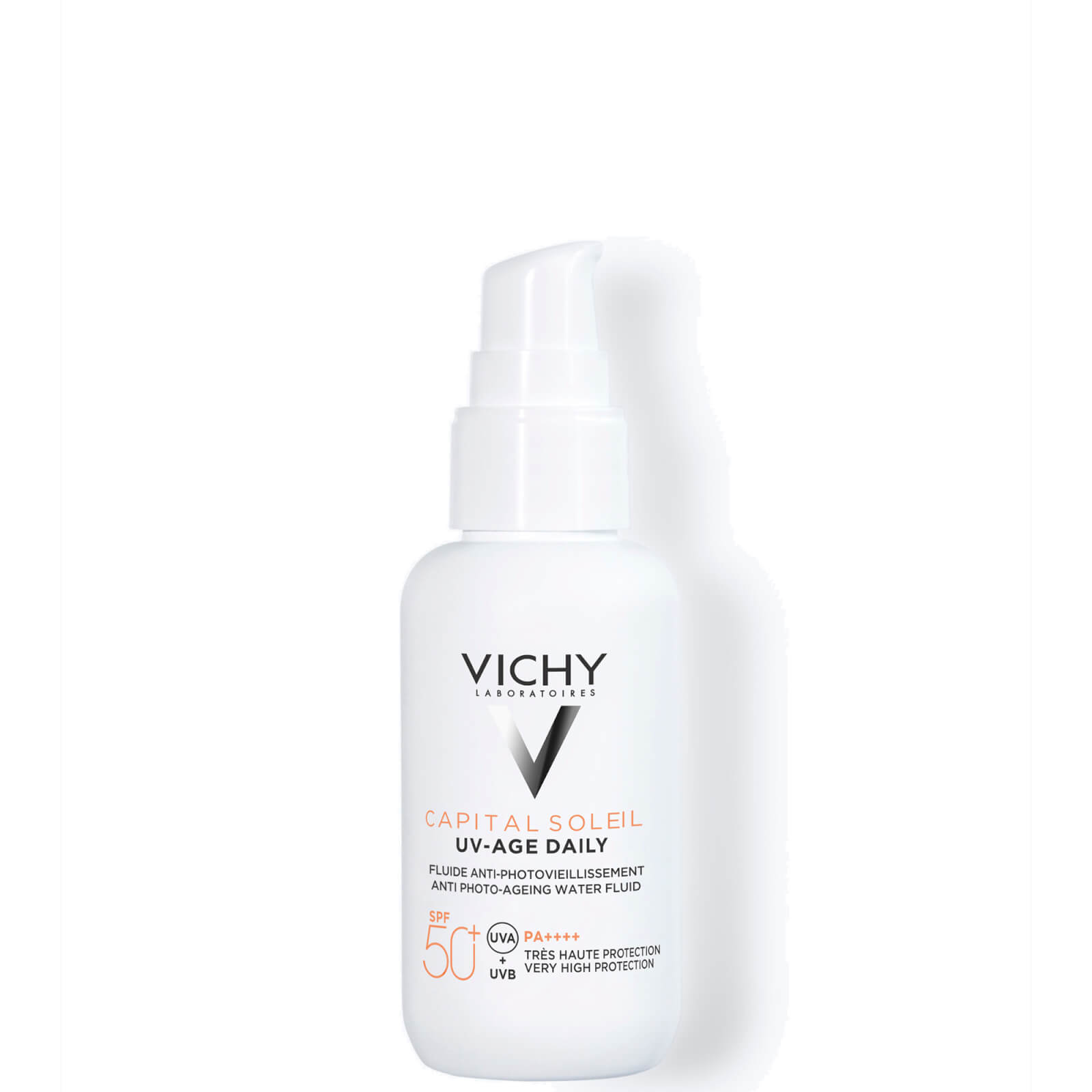 Photos - Sun Skin Care Vichy Capital Soleil UV Age Daily SPF 50+ Invisible Sun Cream with Niacina 