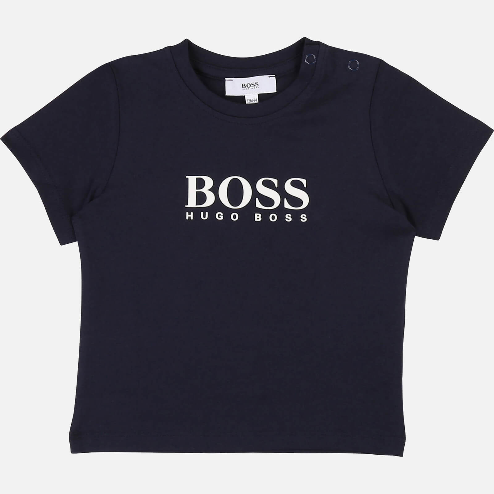 Hugo Boss Baby Boys' Logo Short Sleeve T-Shirt - Navy - 0-3 months