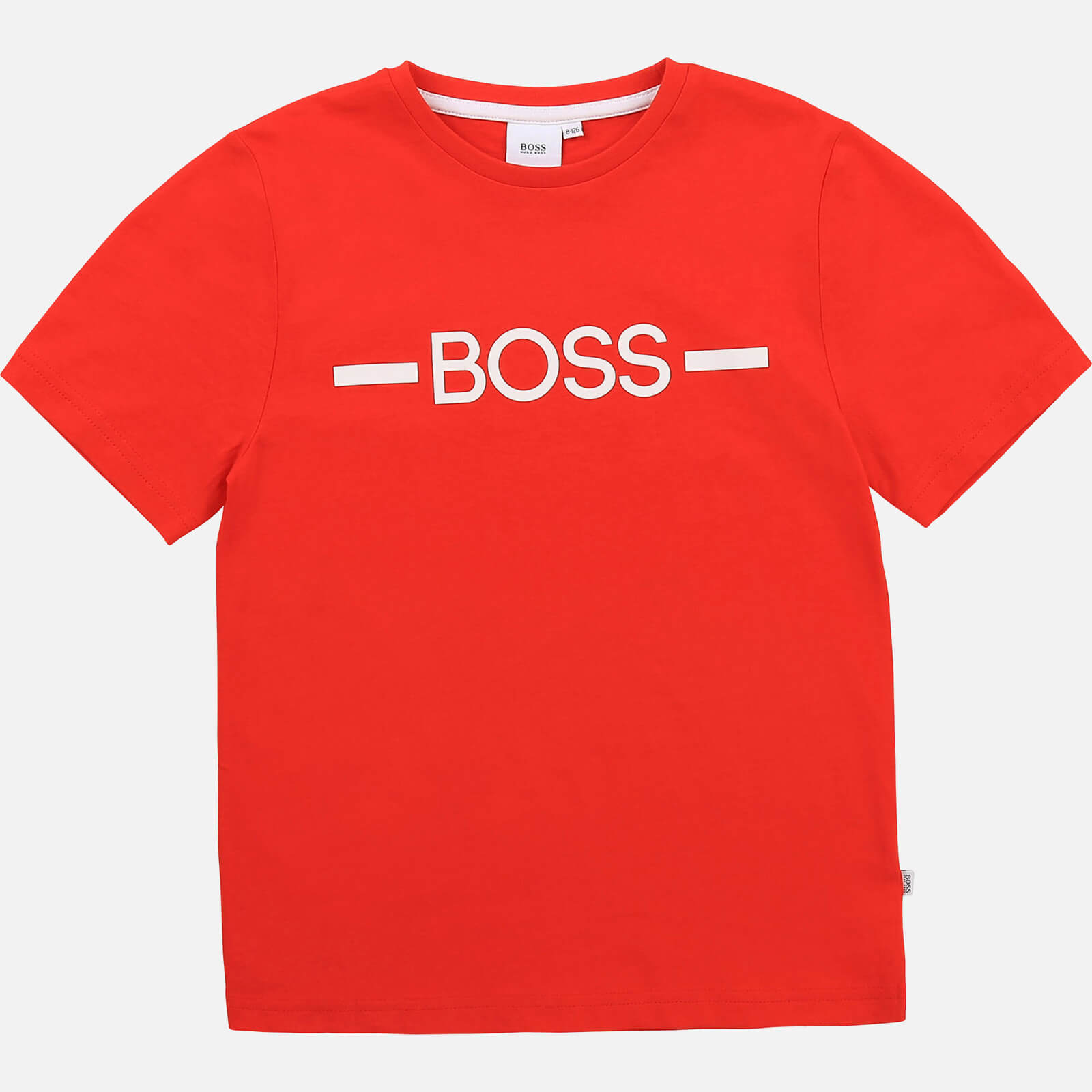Hugo Boss Boys' Print Logo Short Sleeve T-Shirt - Bright Red - 10 Years