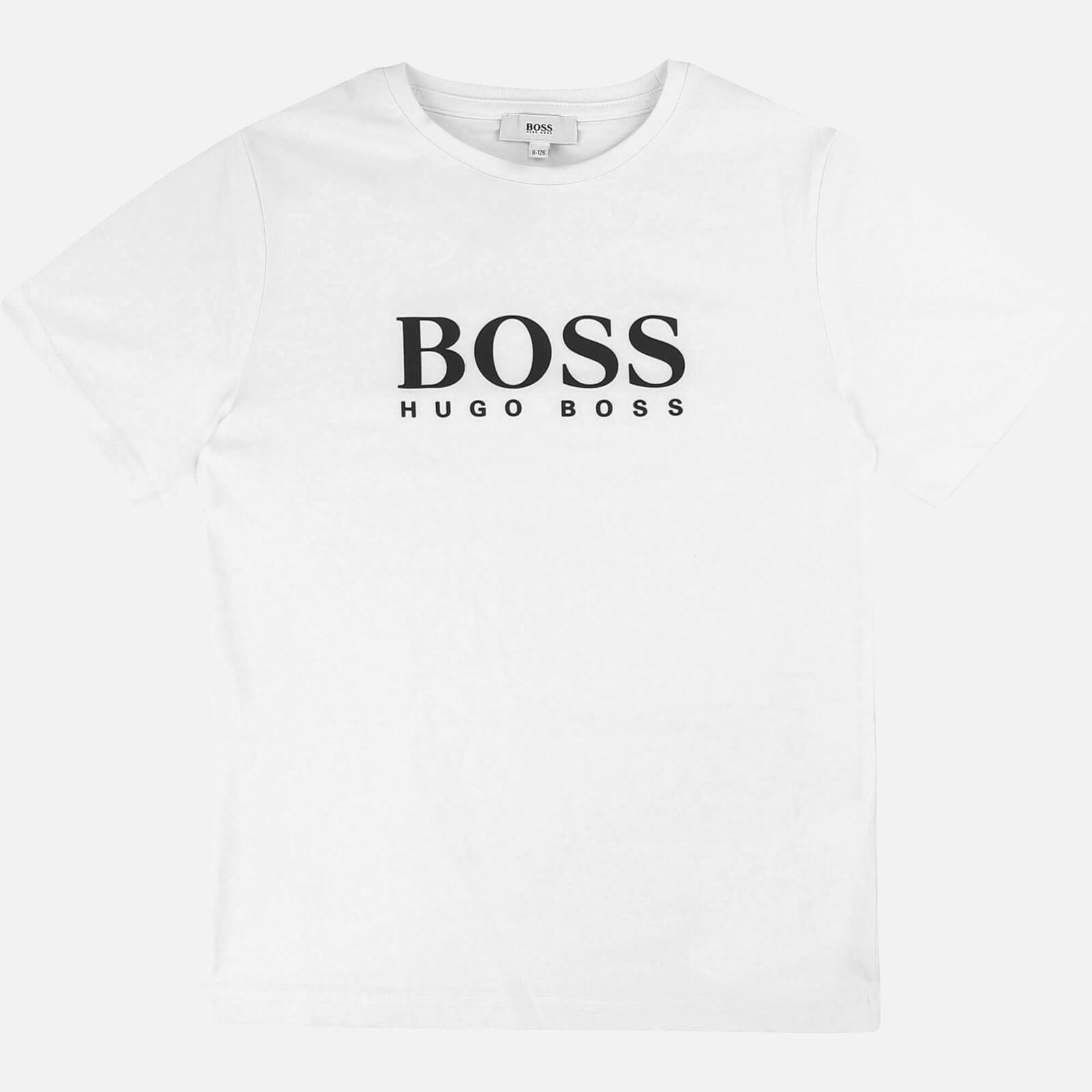 Hugo Boss Boys' Classic Short Sleeve T-Shirt - White - 5 Years
