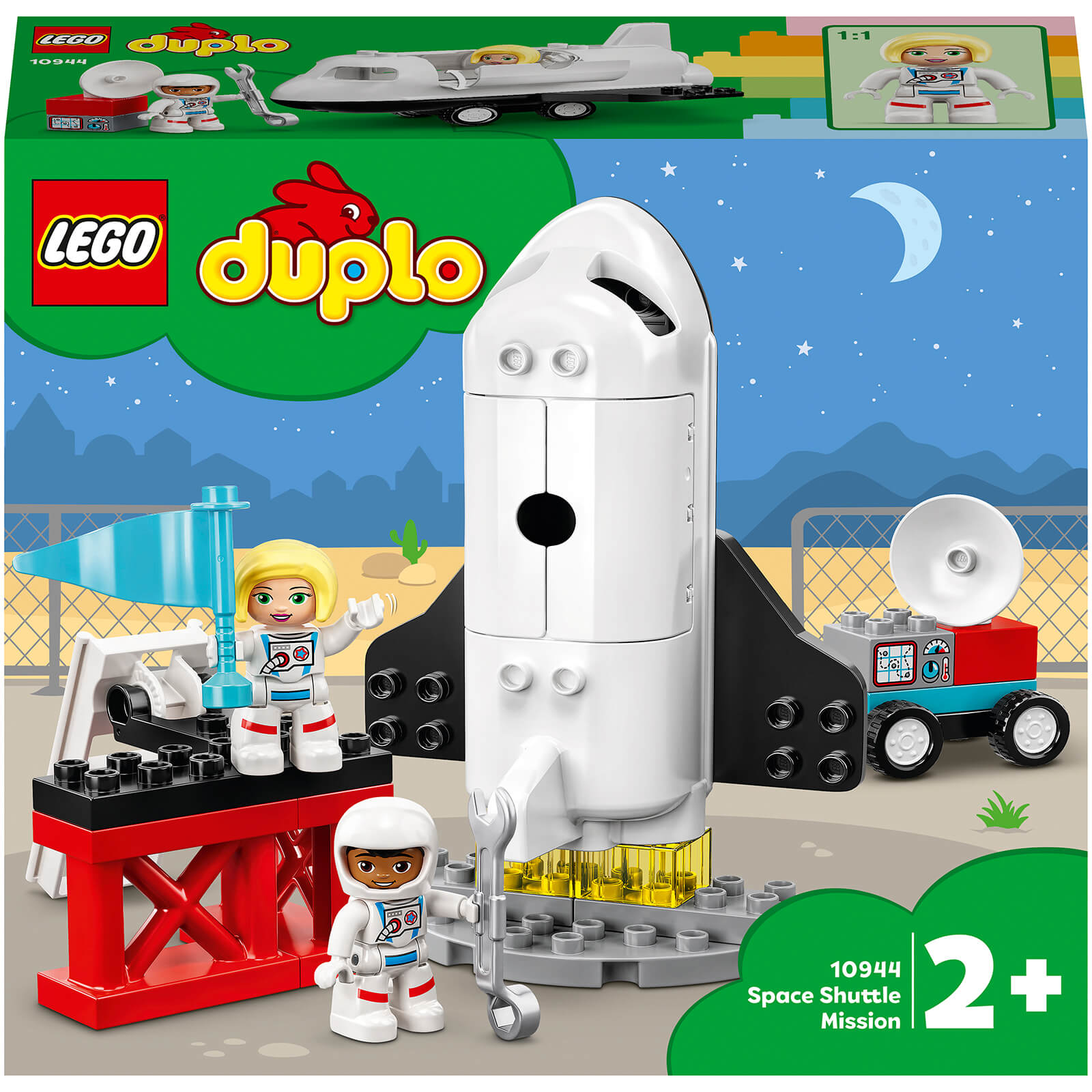 LEGO DUPLO Town: Space Shuttle Mission Rocket Toy (10944)