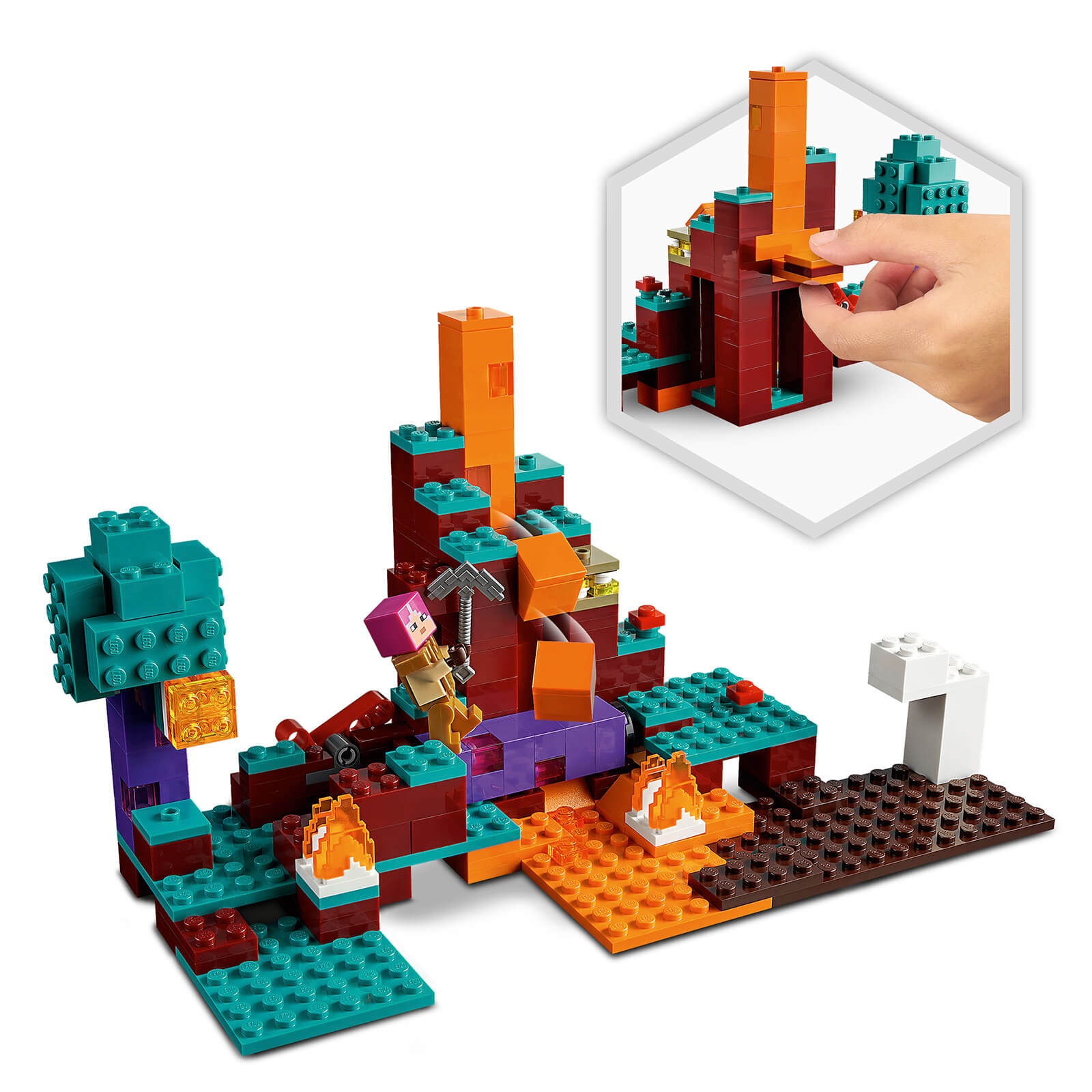 LEGO Minecraft: The Warped Forest Building Set (21168)