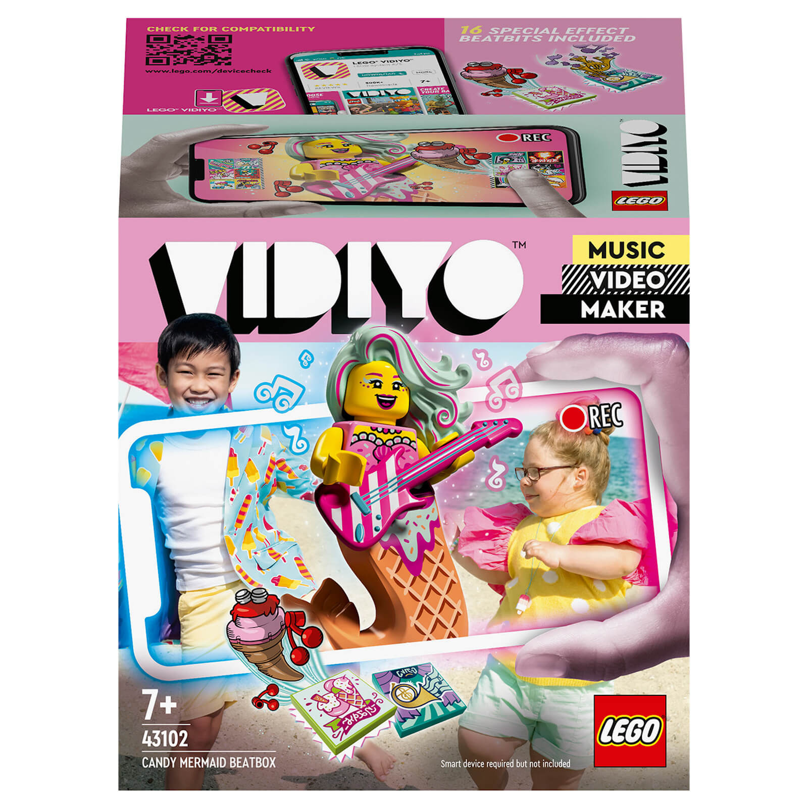 LEGO VIDIYO Candy Mermaid BeatBox Music Video Maker Toy (43102)
