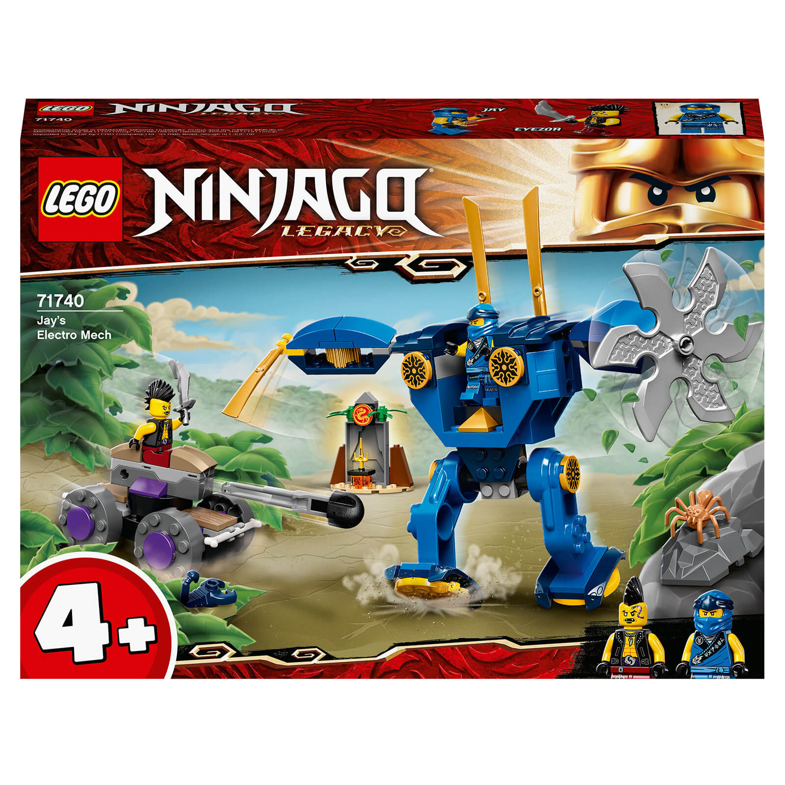 LEGO NINJAGO: Legacy Jay’s Electro Mech Toy (71740) LEGO NINJAGO: Legacy Jay’s Electro Mech Toy (71740)