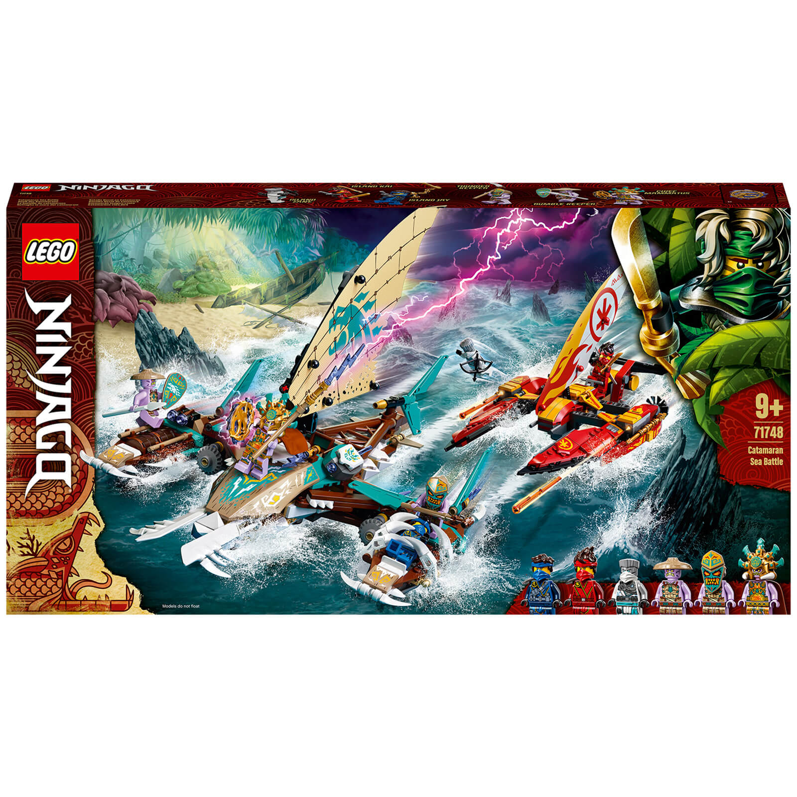 LEGO NINJAGO: Catamaran Sea Battle Building Set (71748)