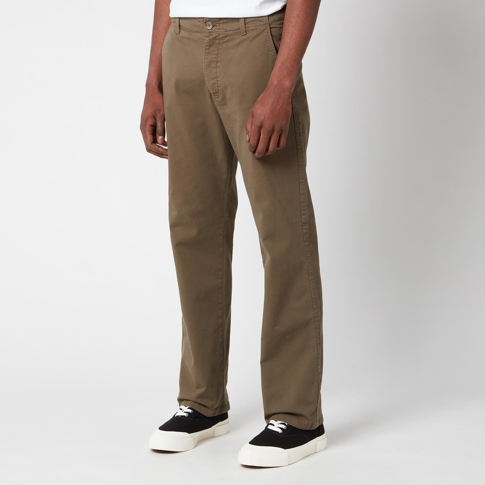 YMC Men's Padre Garment Dye Twill Trousers - Olive - W30