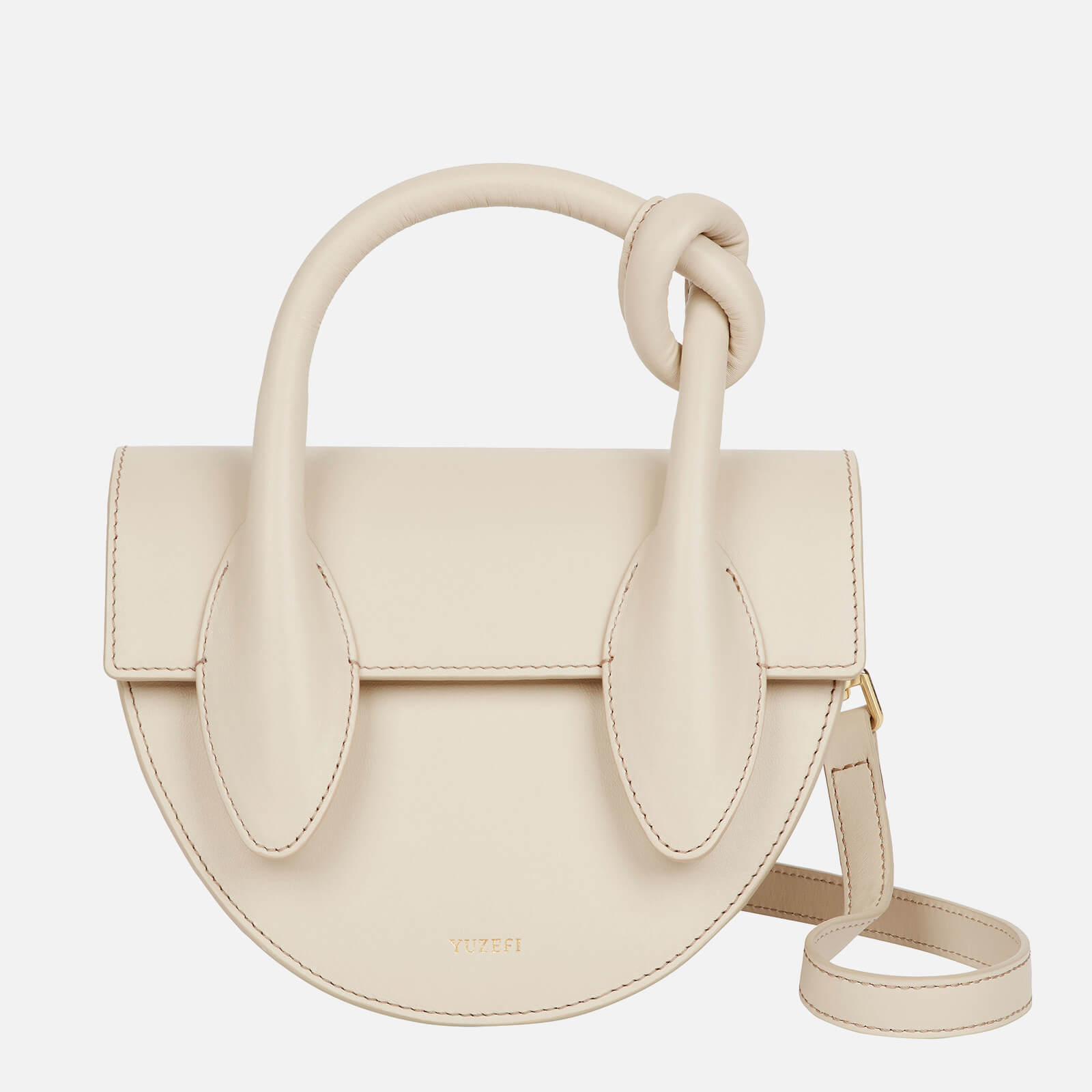 Yuzefi Women's Dolores Leather Bag - Oatmeal