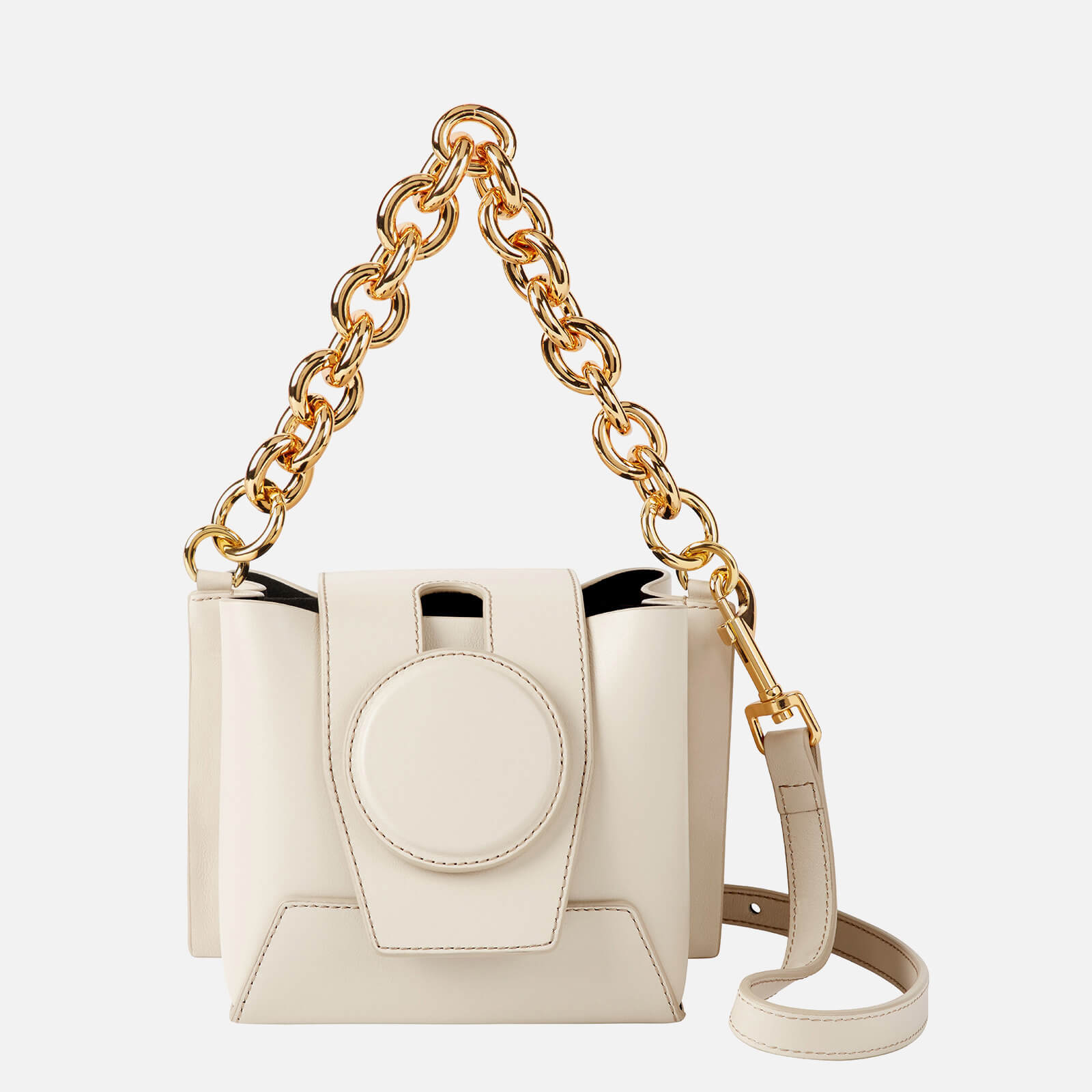 Yuzefi Women's Daria Leather Bag - Oatmeal