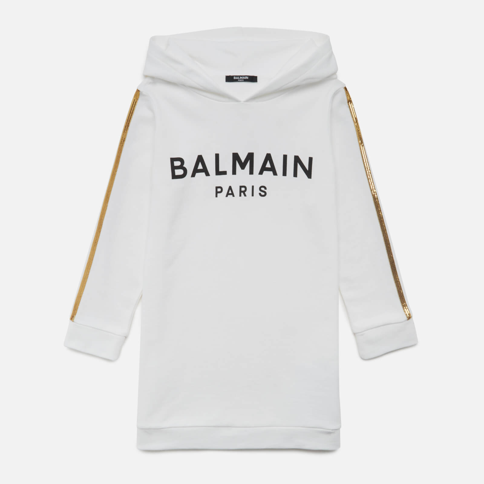 Balmain Girls' Logo Dress - Bianco - 10 Years