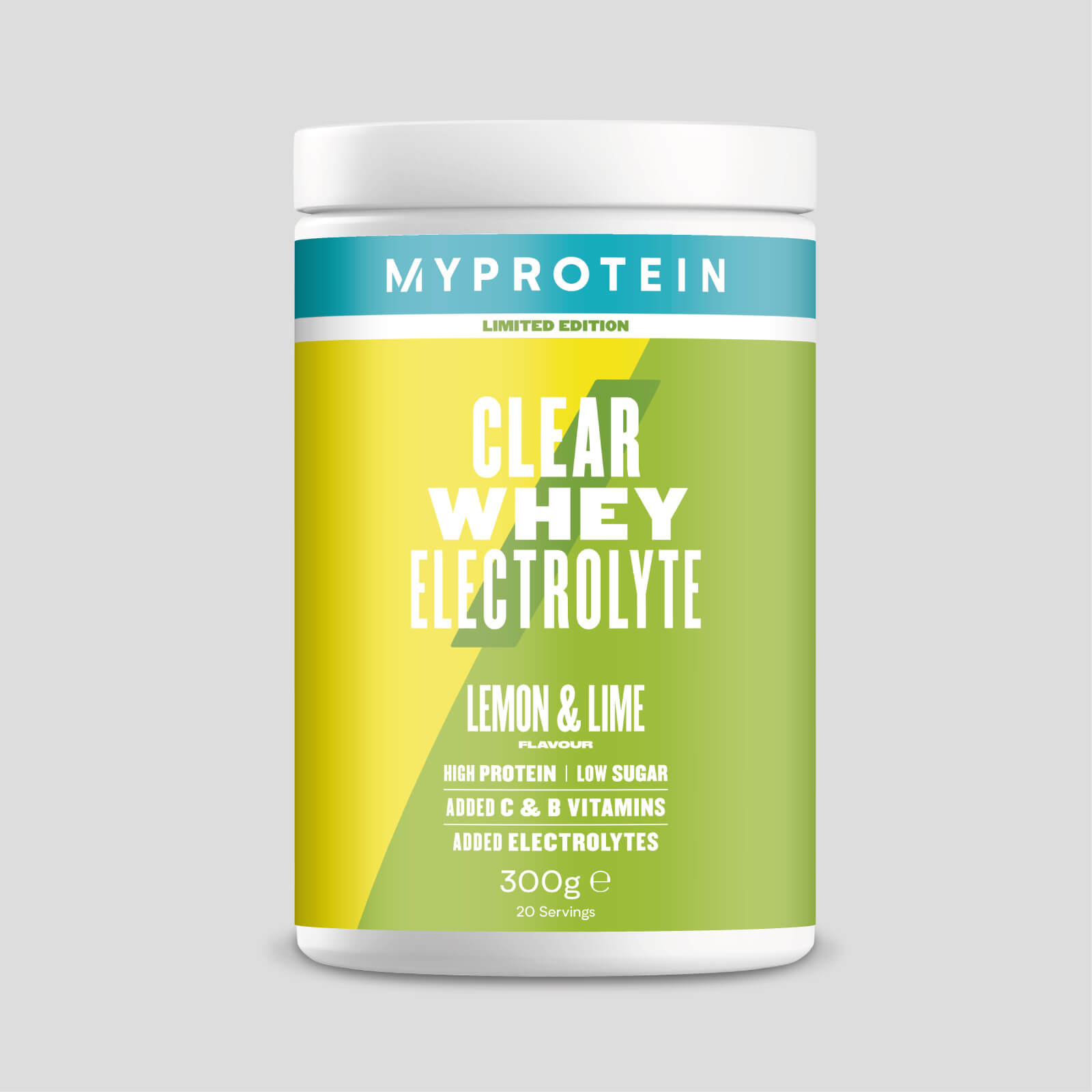 Image of Clear Whey Electrolyte - 20servings - Limone e lime