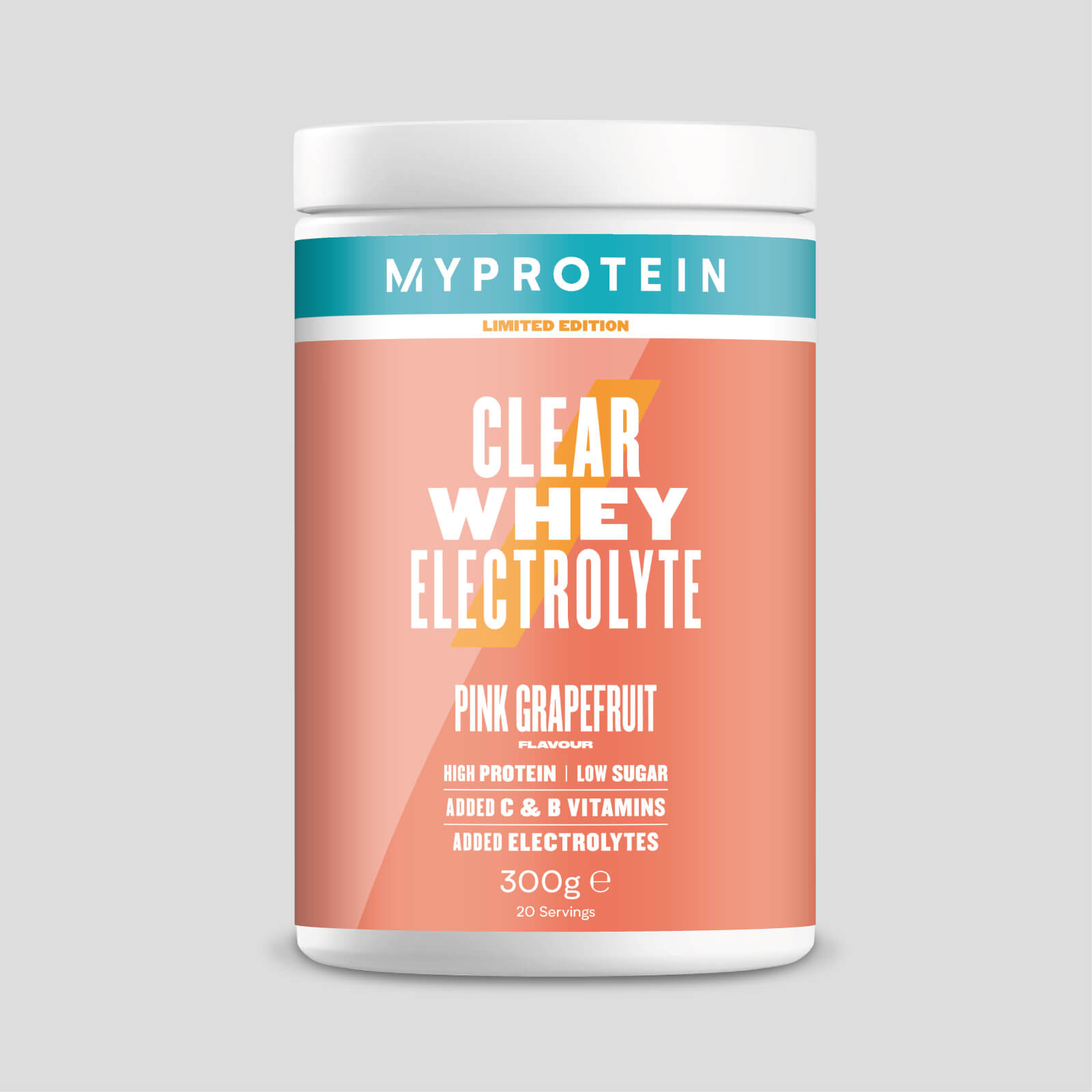Image of Clear Whey Electrolyte - 20servings - Pompelmo rosa