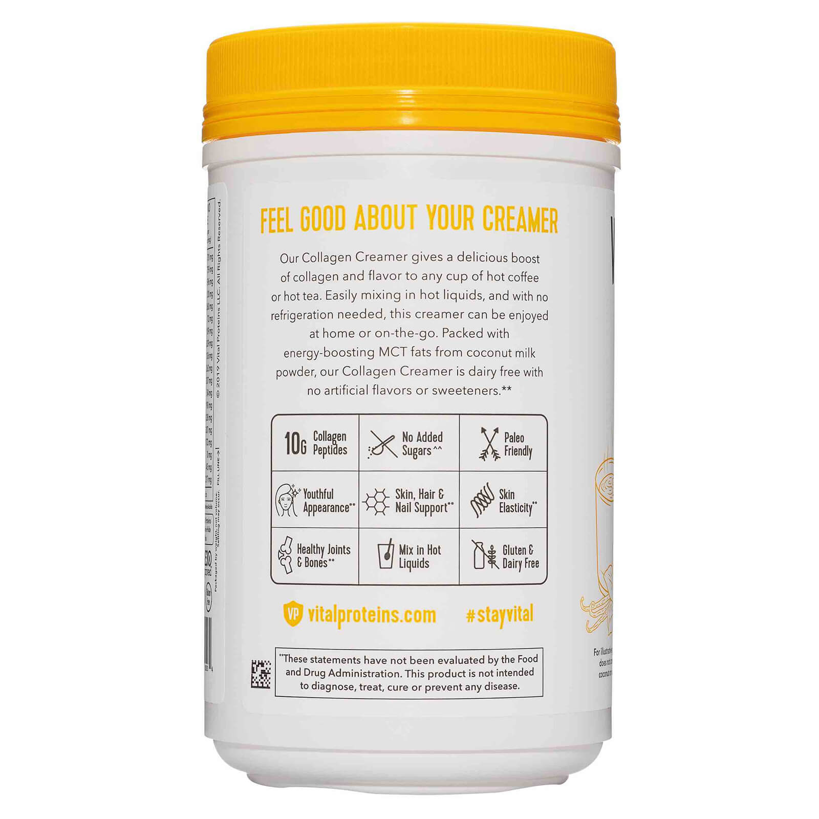 Collagen Creamer Powder - Vanilla 300g