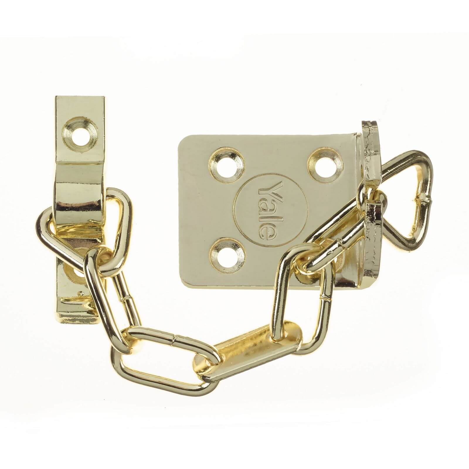 Photo of Yale Ws6 Ts003 Rated Security Door Chain - Polished Brass