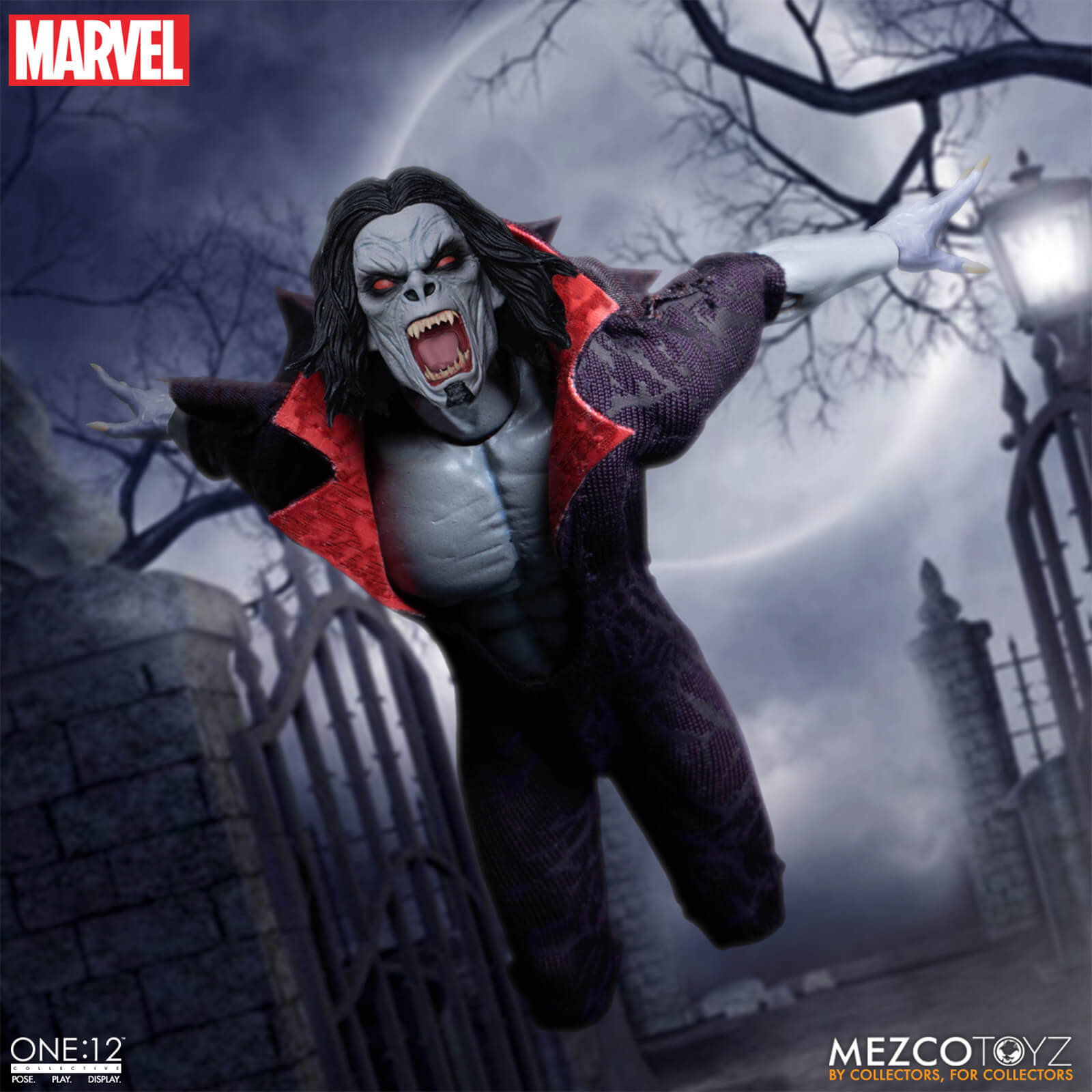 Mezco One:12 Collective Marvel Comics Morbius the Living Vampire Figure