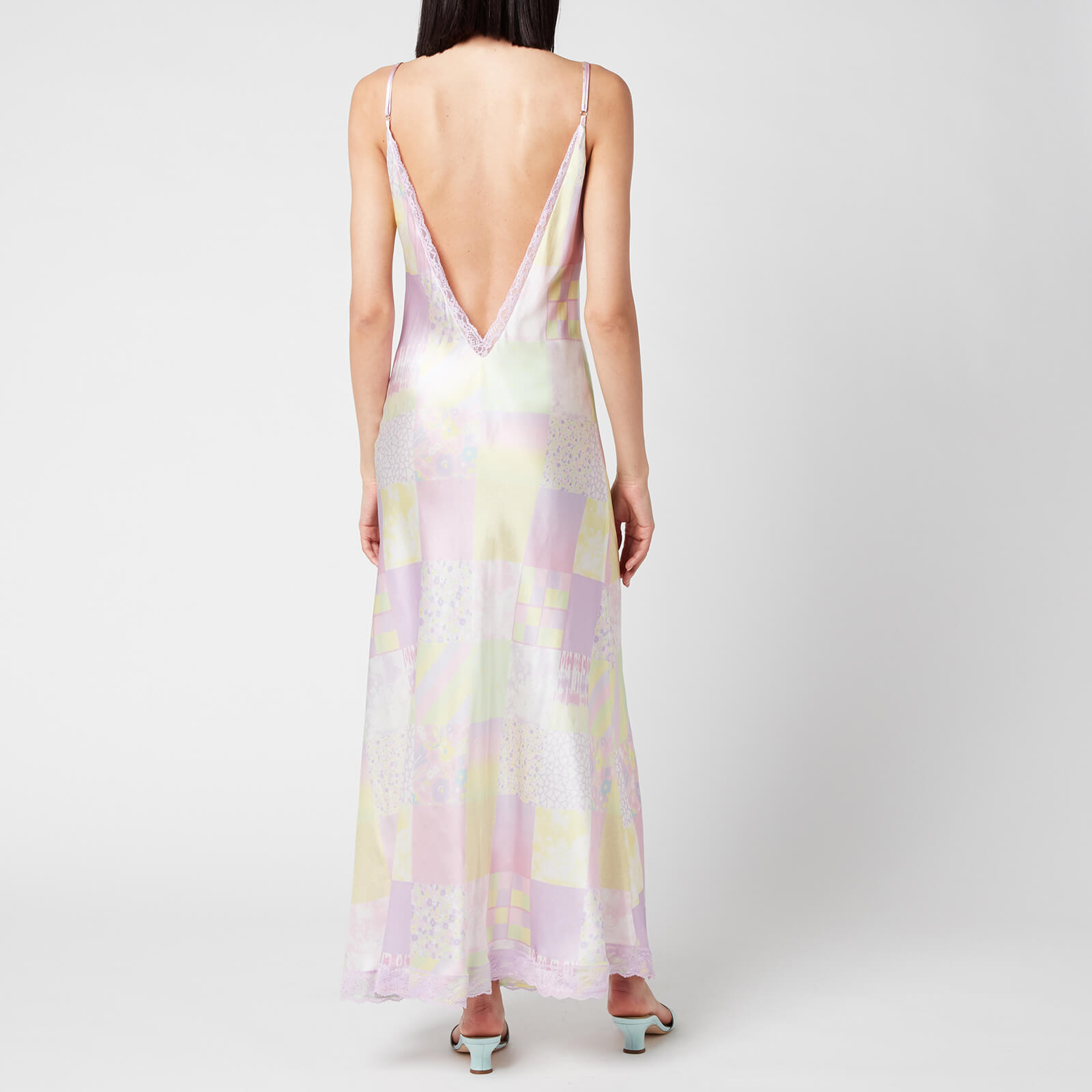 Olivia Rubin Women's Veronica Slip Dress - Light Patchwork - L