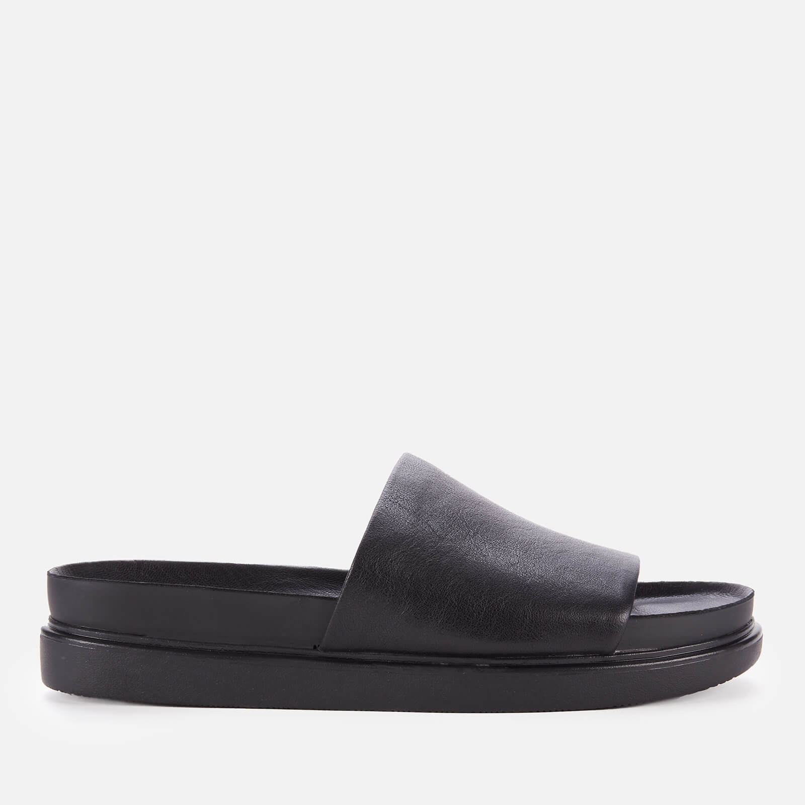 Vagabond Women's Erin Leather Slide Sandals - Black - UK 4