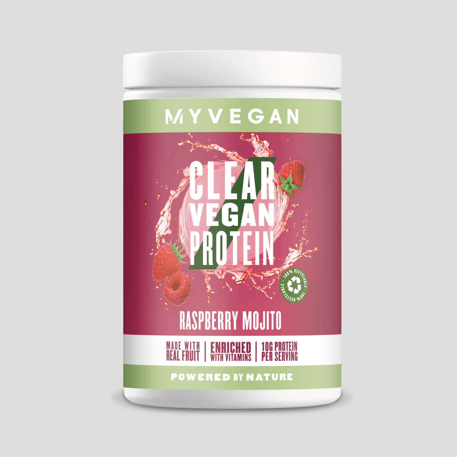 Clear Vegan Protein - 40servings - Raspberry Mojito