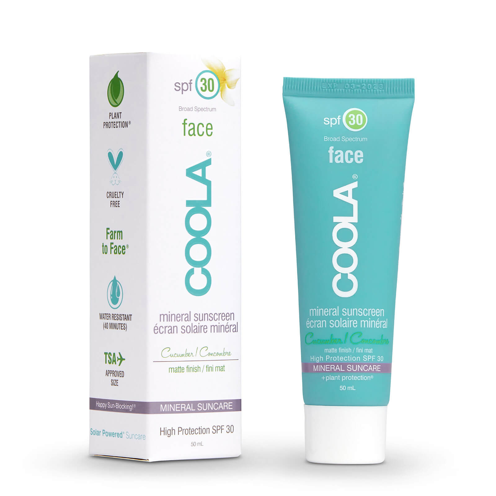 

COOLA Mineral Matte Cucumber SPF30 50ml