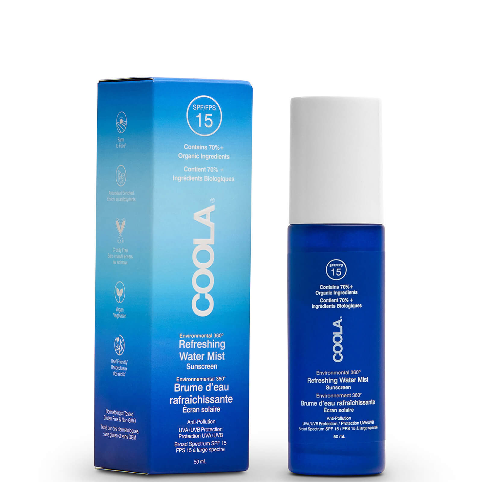 COOLA Refreshing Water Mist SPF18 50ml