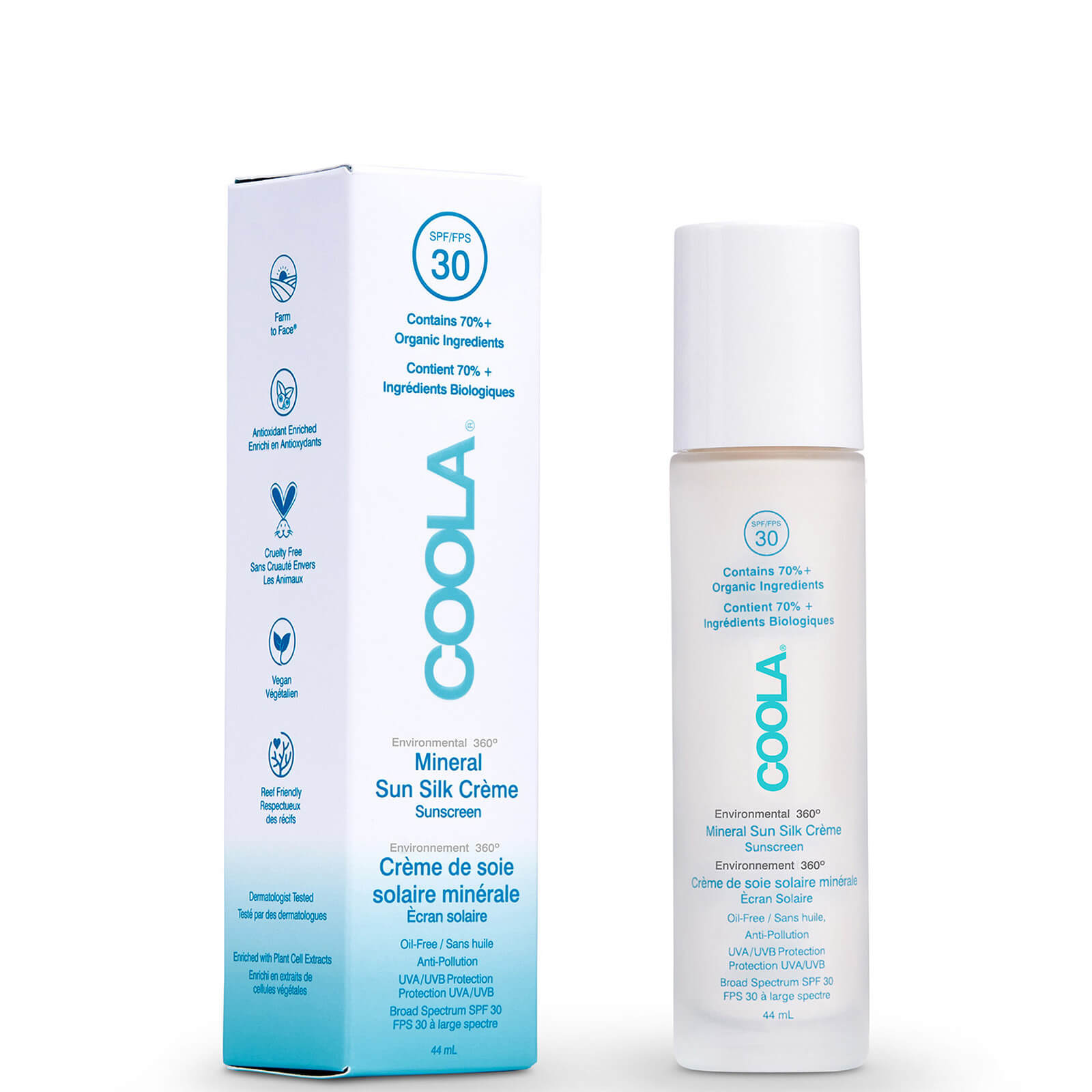 

COOLA Mineral Silk Crème SPF30 44ml
