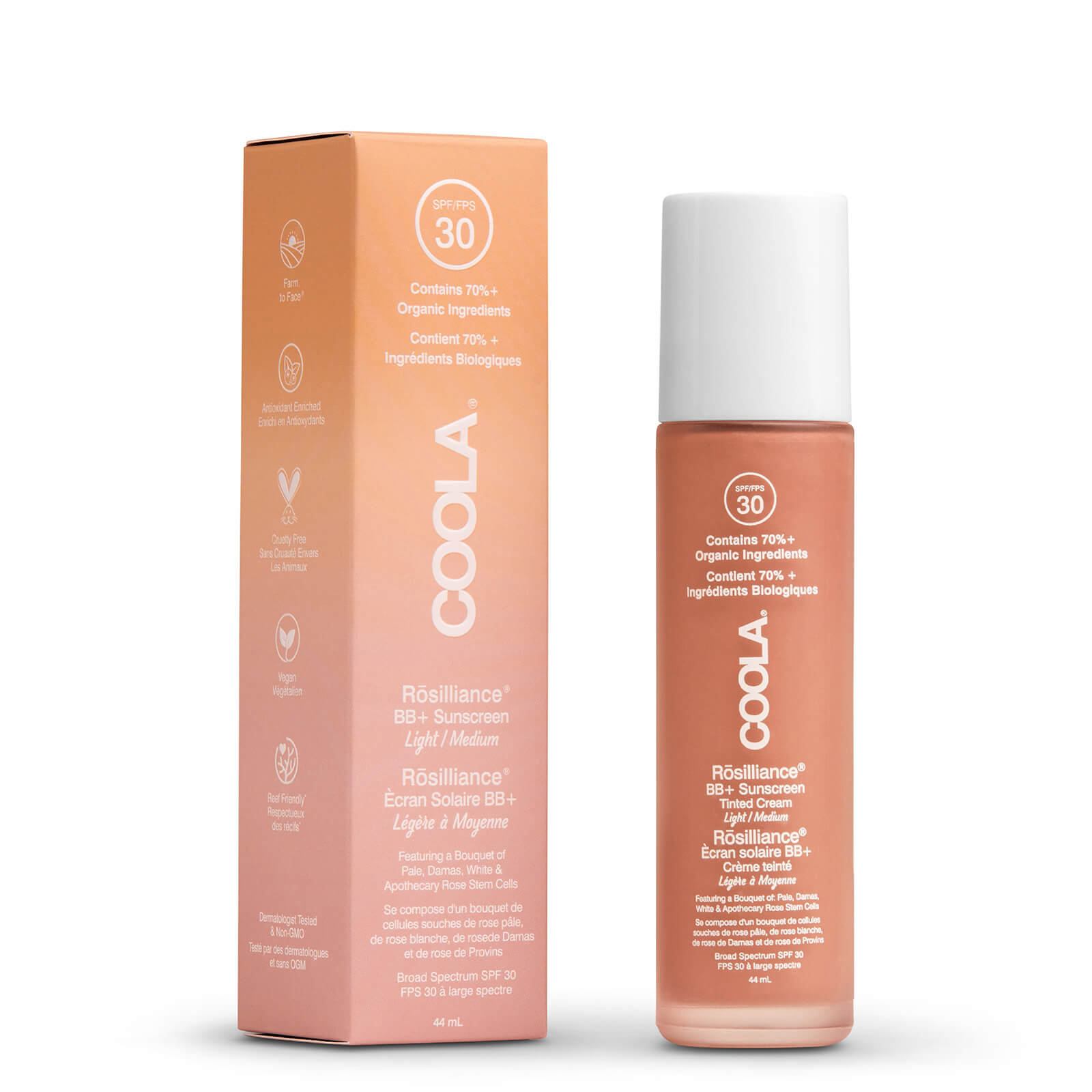 COOLA Rosiliance Light-Medium SPF30 44ml