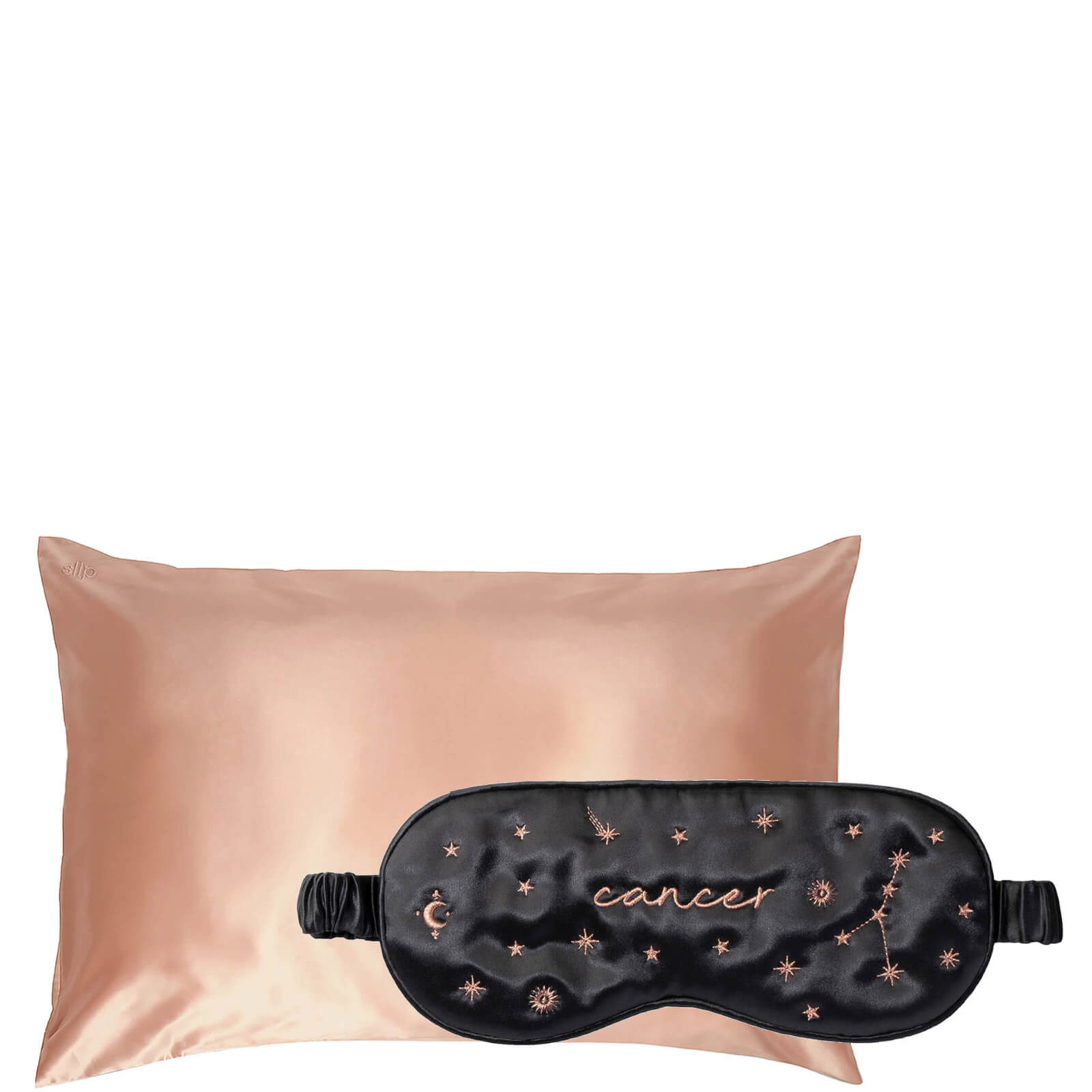 Slip Exclusive Zodiac Sleep Mask and Rose Gold Pillowcase (Various Options) - Cancer