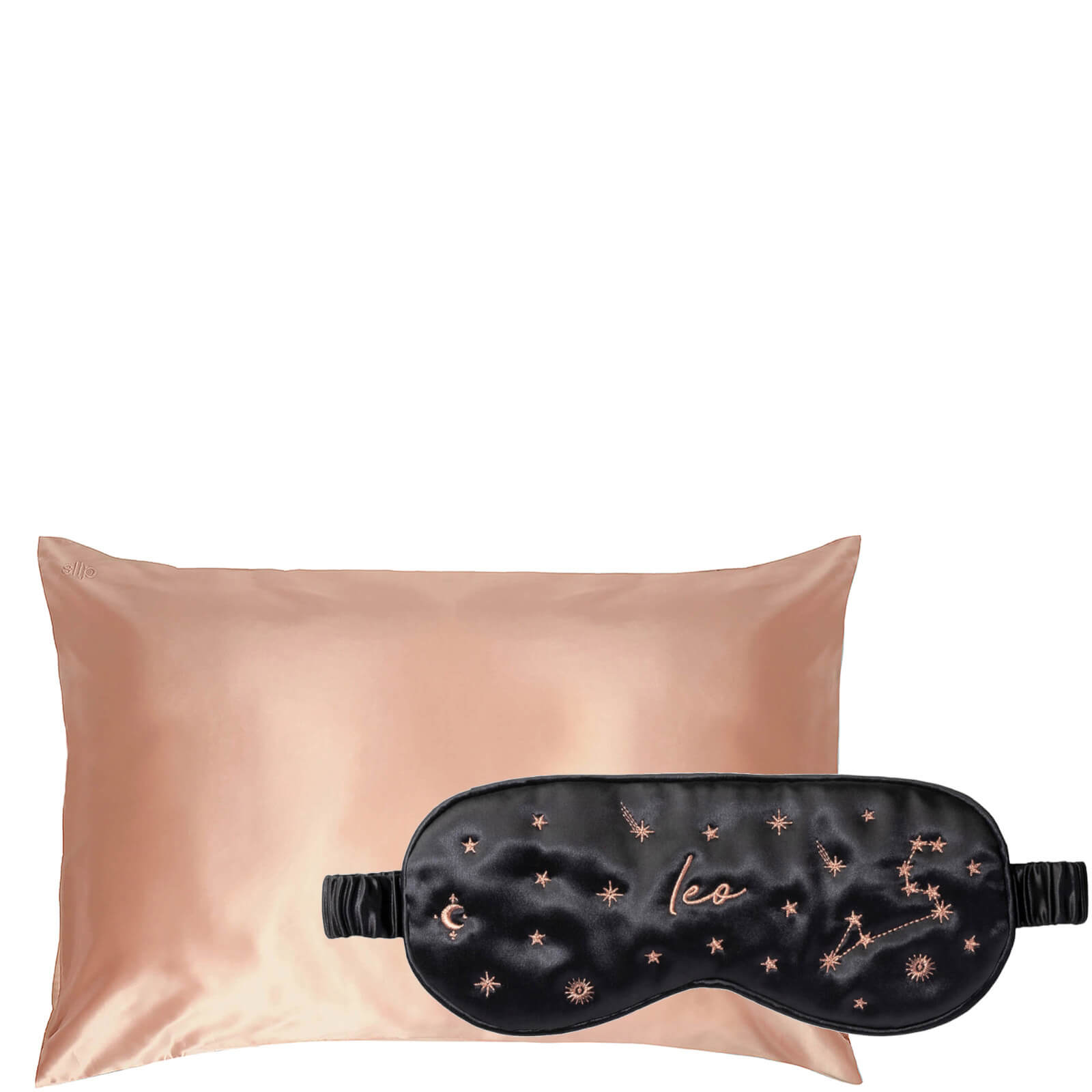 Slip Exclusive Zodiac Sleep Mask and Rose Gold Pillowcase (Various Options) - Leo