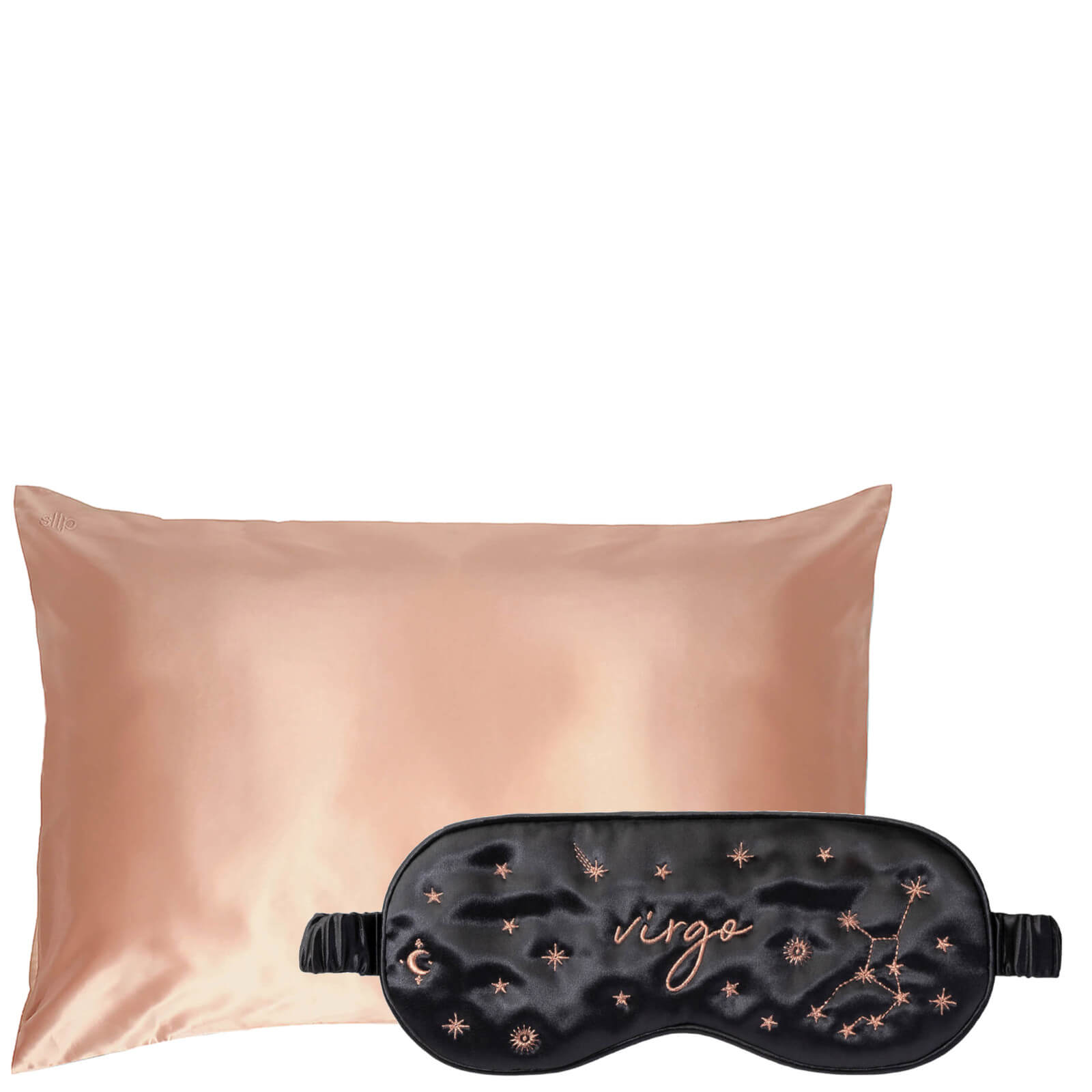 Slip Exclusive Zodiac Sleep Mask and Rose Gold Pillowcase (Various Options) - Virgo