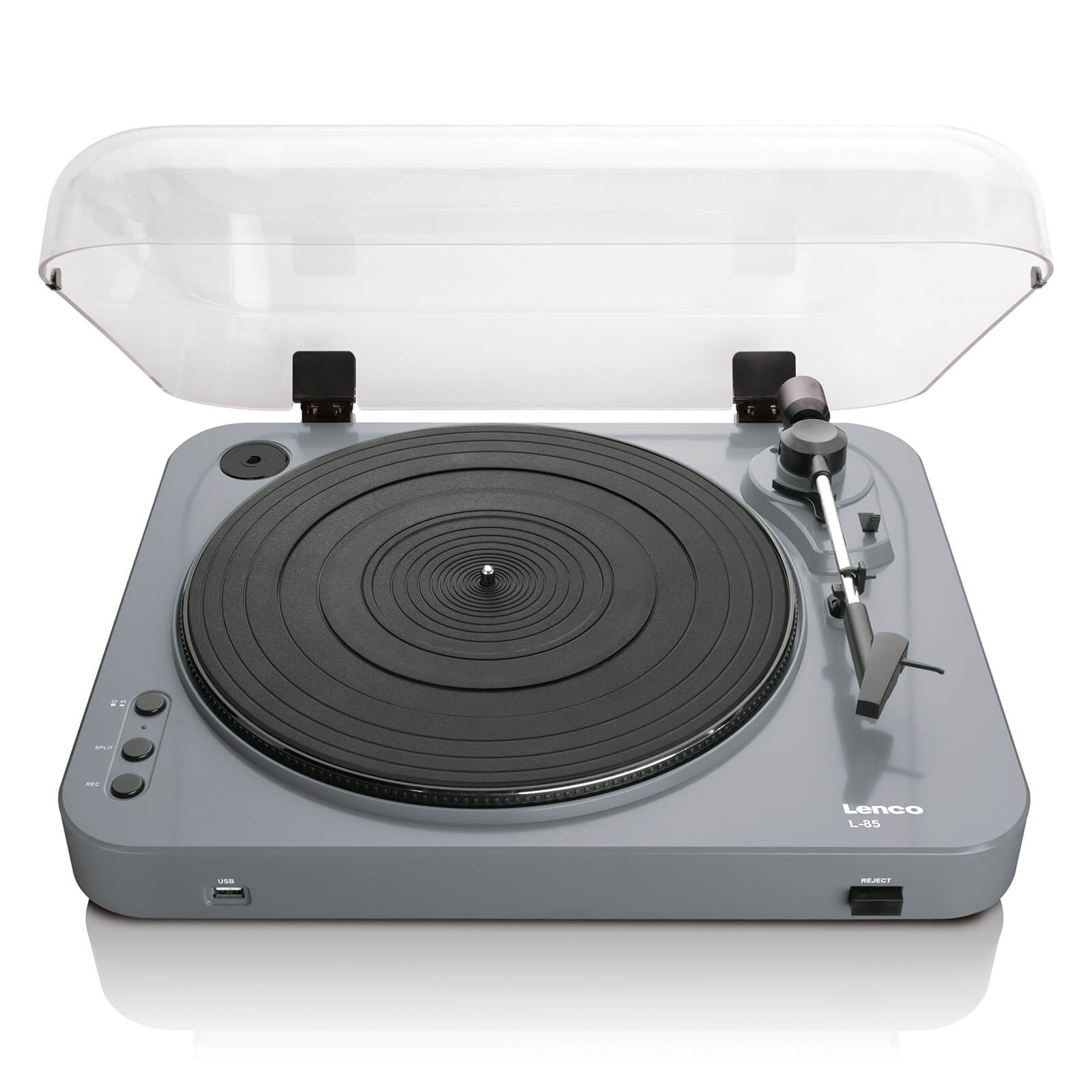 Lenco L-85 USB Turntable with Direct Recording - Grey