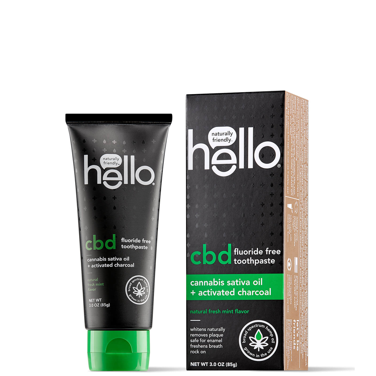 Hello Cbd Activated Charcoal Toothpaste 3 oz